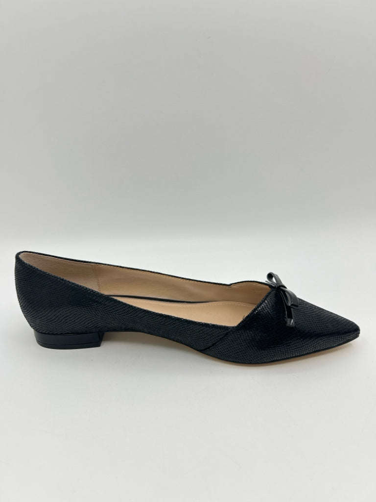 White House Black Market Women Size 8.5 Black Flats