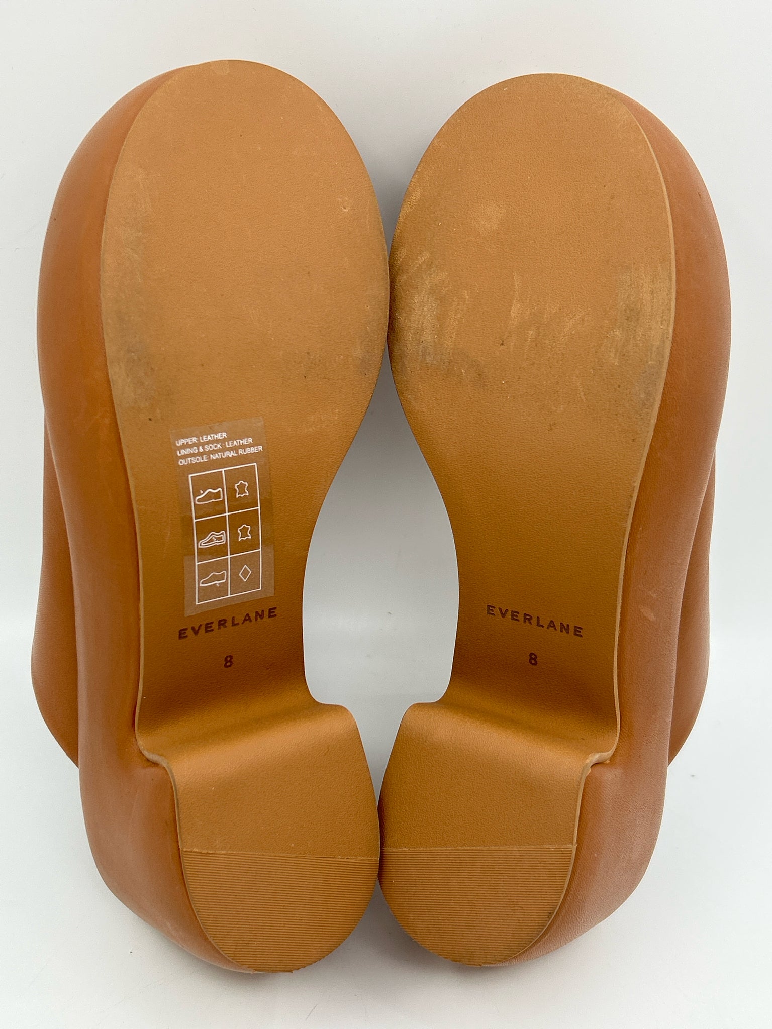 EVERLANE Size 8 COGNAC Women Clogs