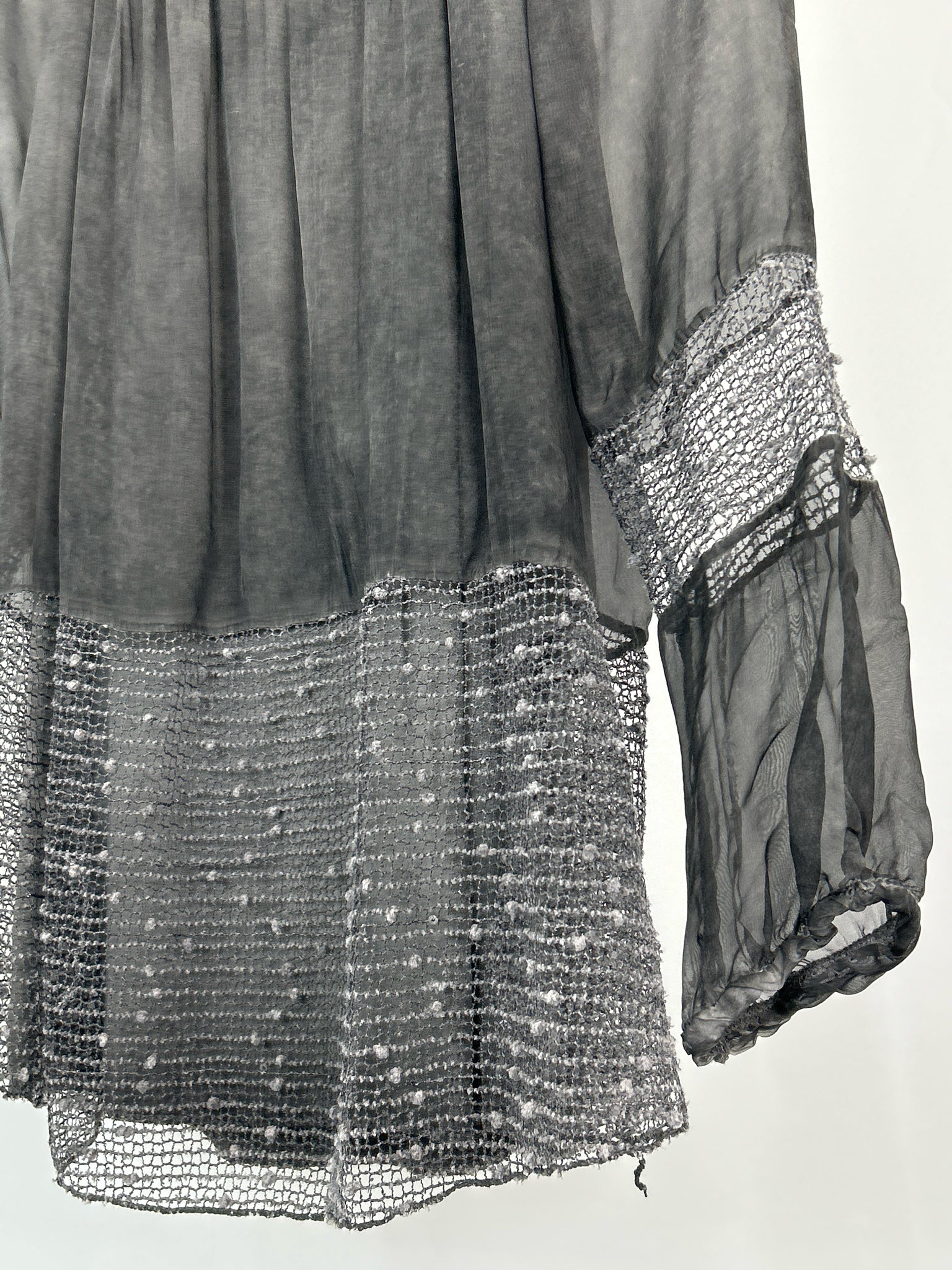 TEMPO PARIS Size M Charcoal Women Tunic