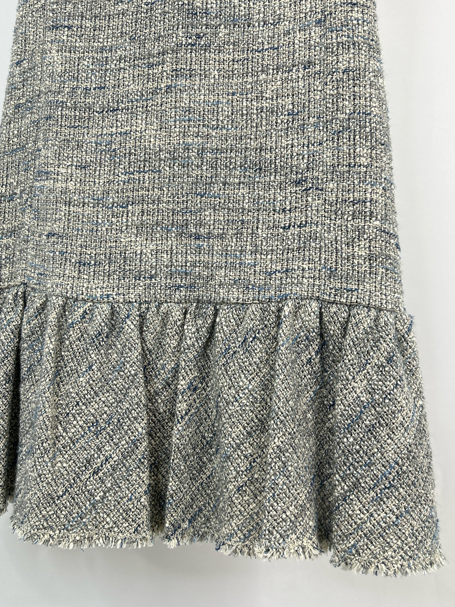 REBECCA TAYLOR Size 0 Blue Tweed Women Dress