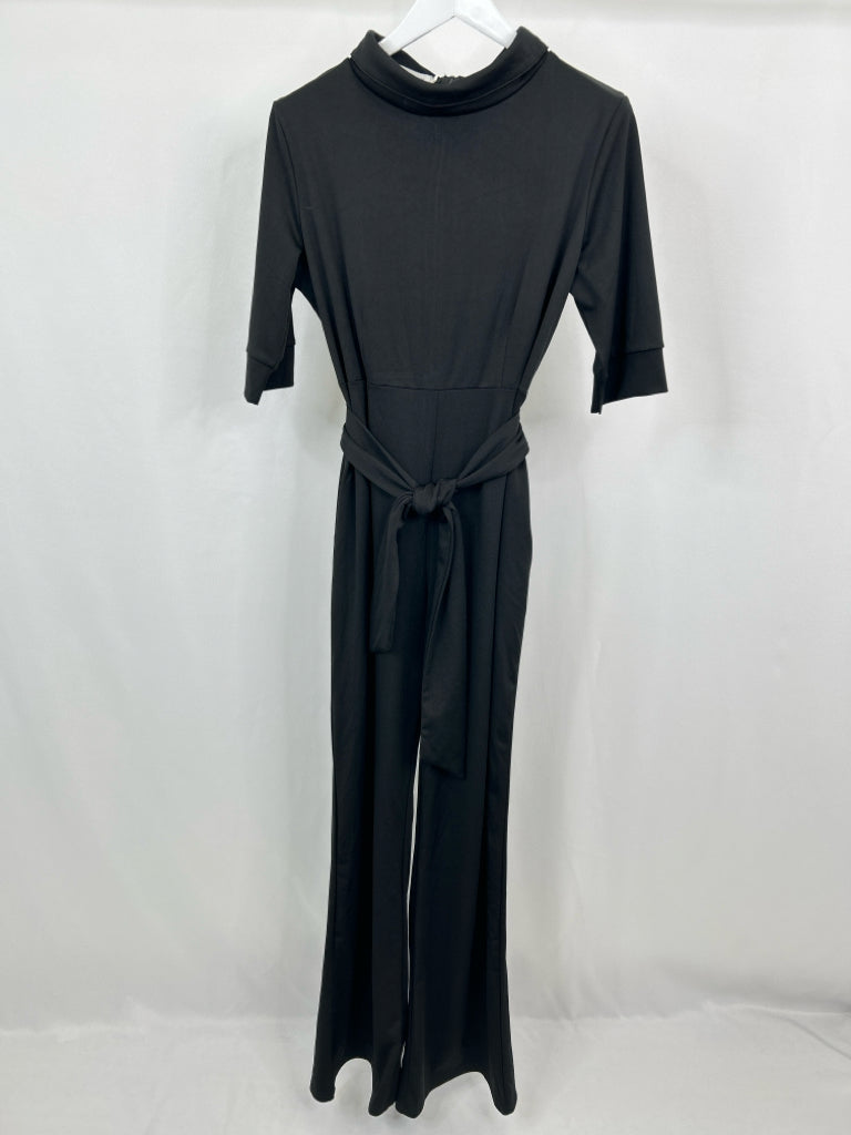 Luna Tuccini Women Size 2X Black Jumpsuit