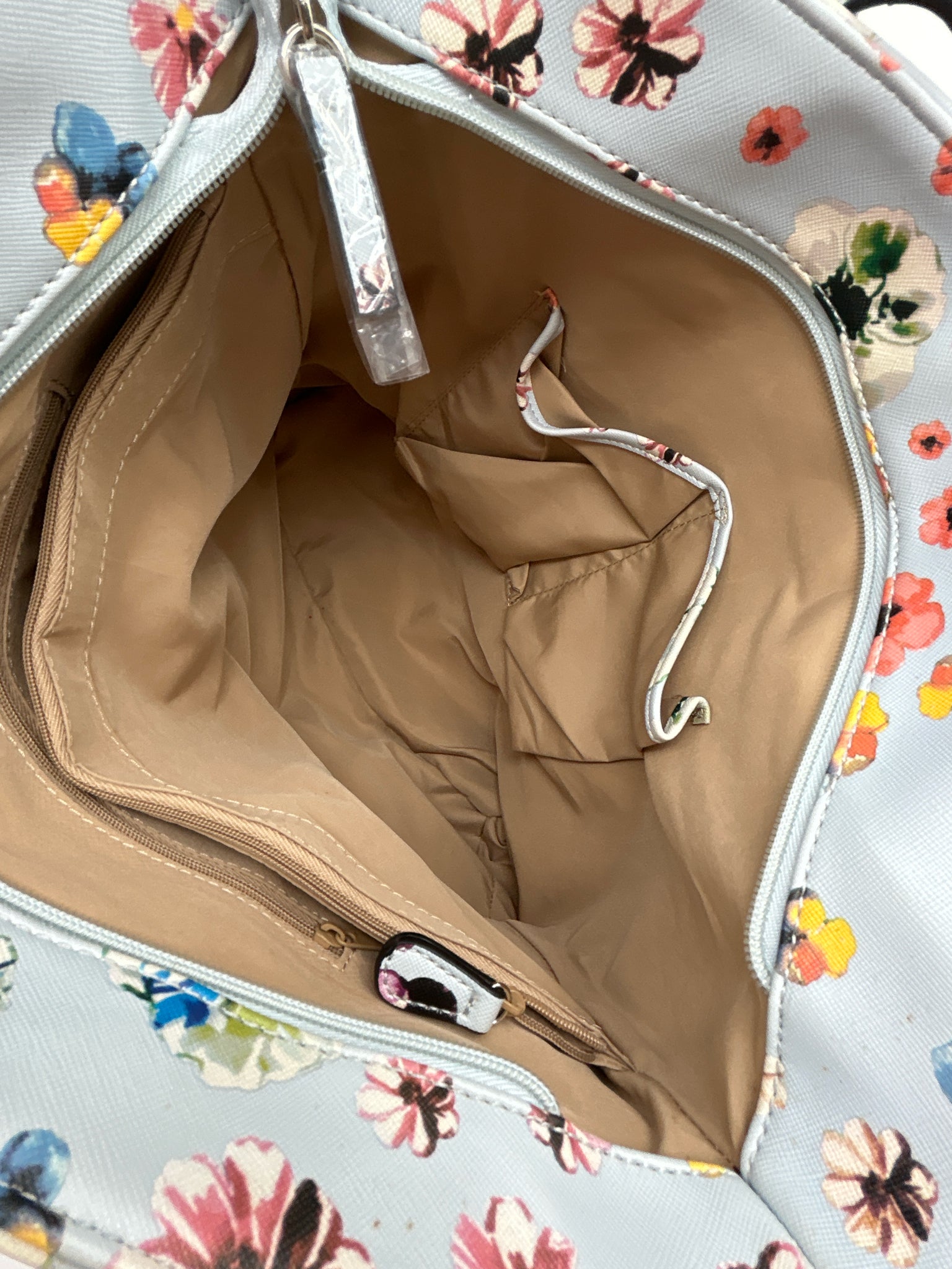 NINE WEST Blue floral Women's Tote