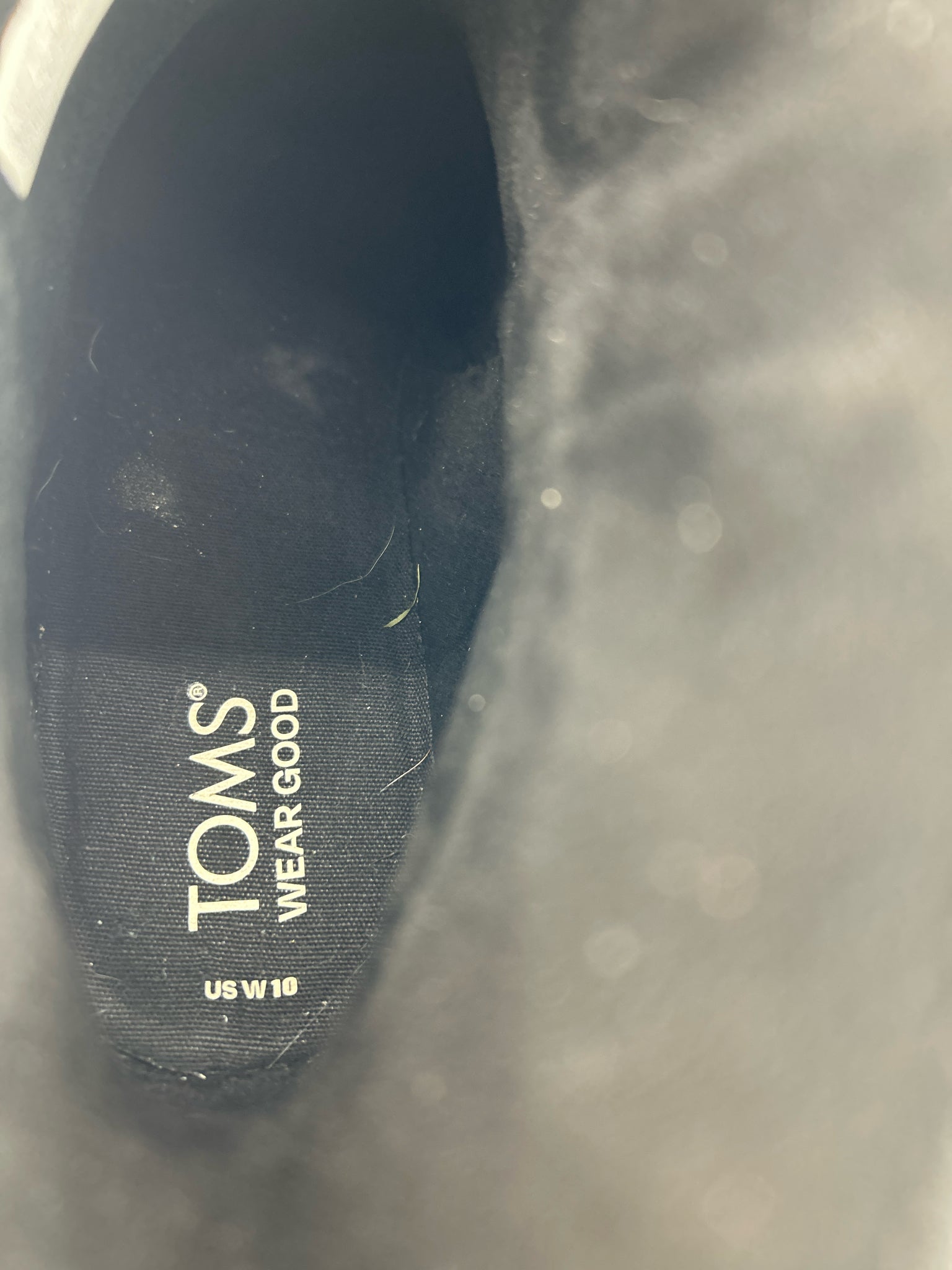 TOMS Size 10 Black Women Booties