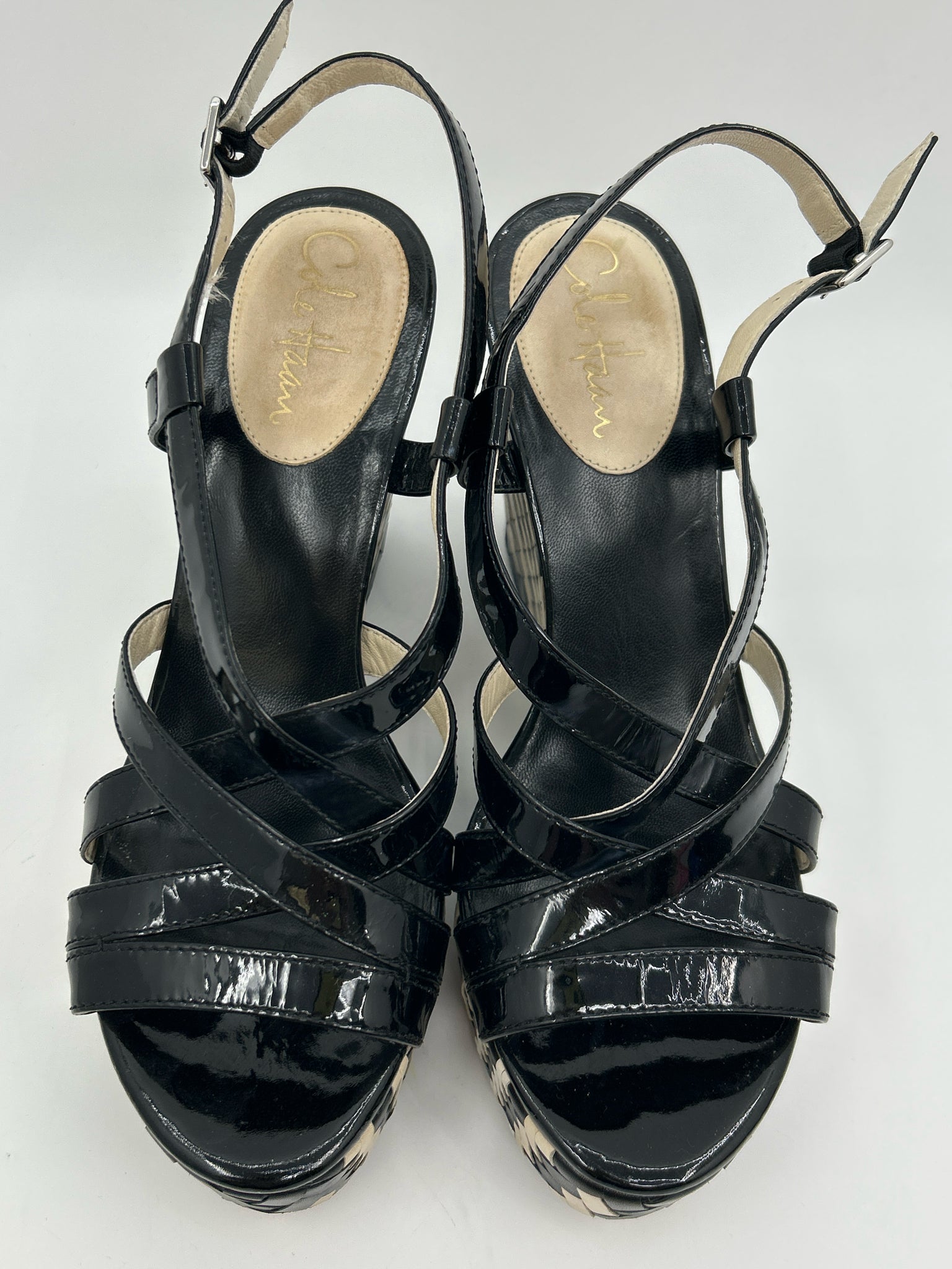 COLE HAAN Size 9B Black Women Sandal
