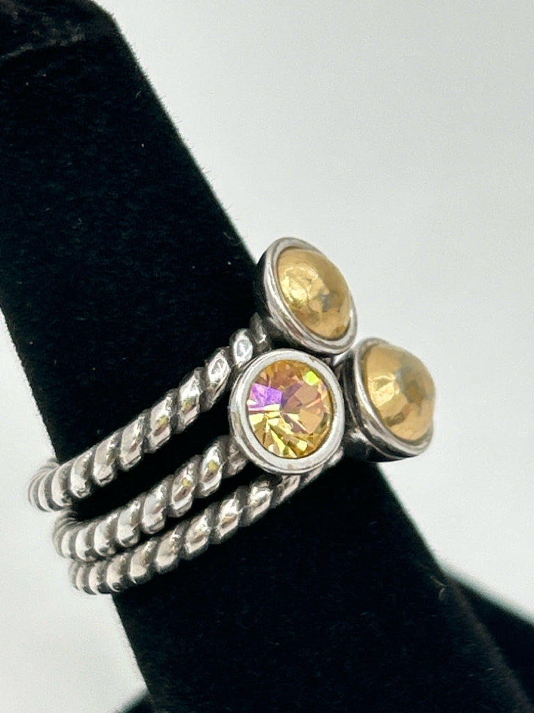 BRIGHTON Size 6 Silver Women's Ring