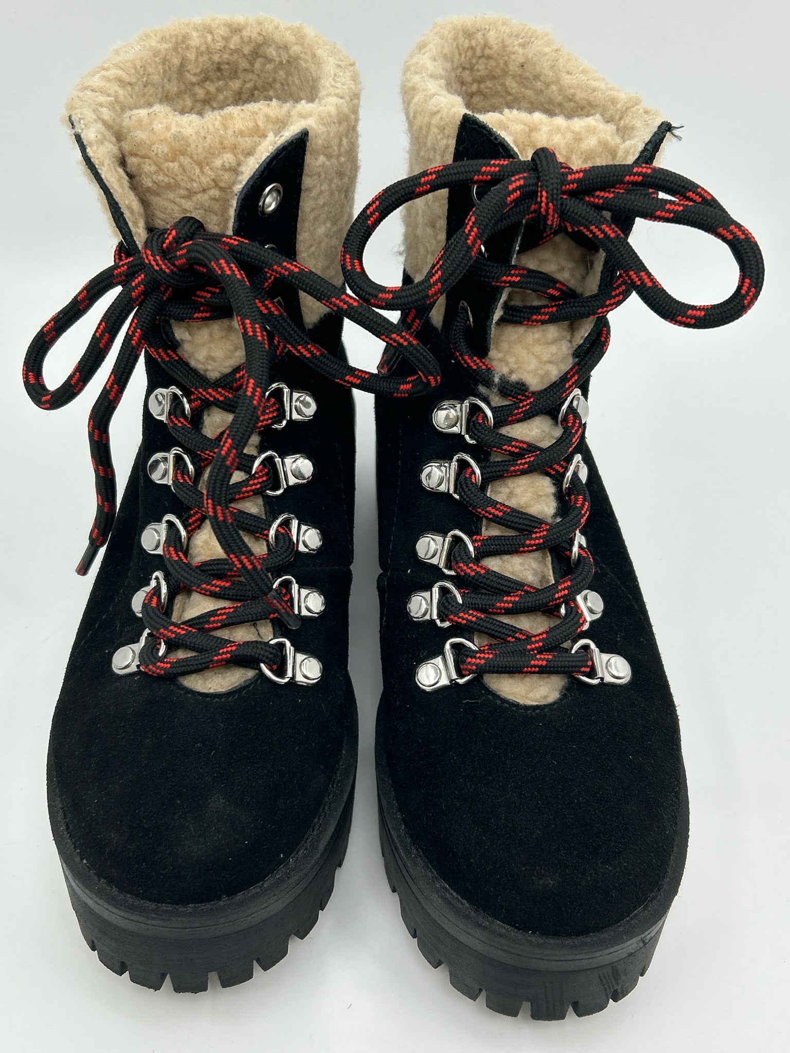 STEVE MADDEN Size 6.5M Black Women Booties