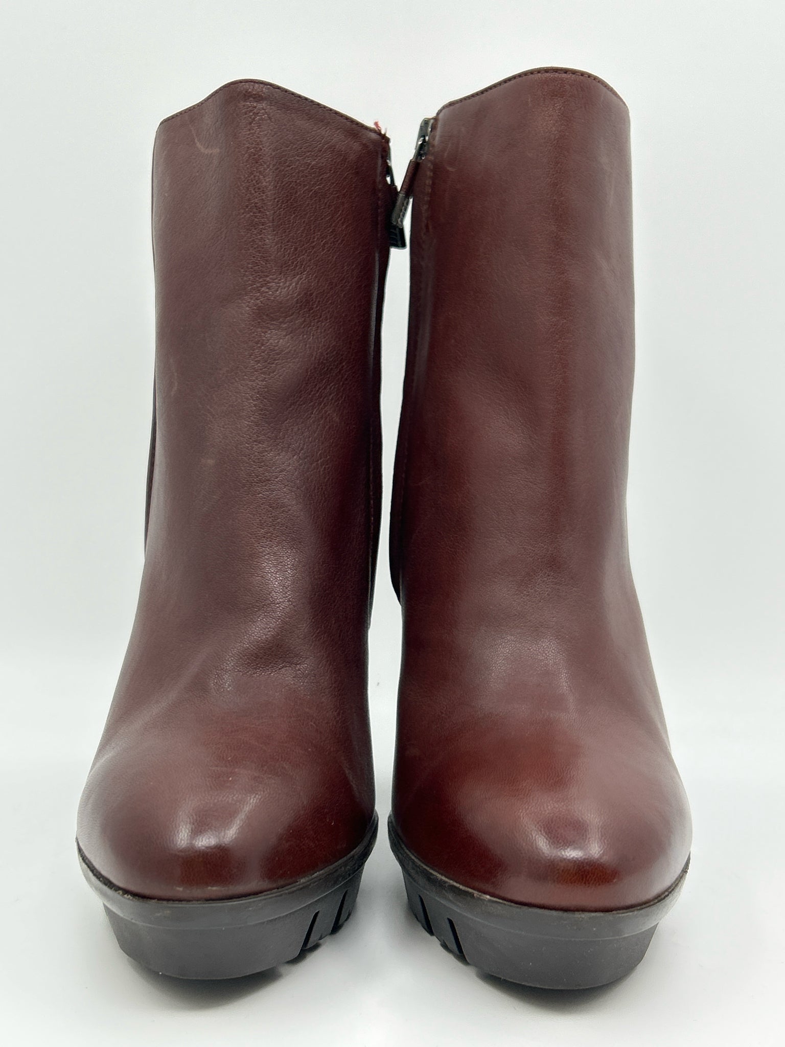 ALBERTO FERMANI Size 41 Brown Women Booties NWOB