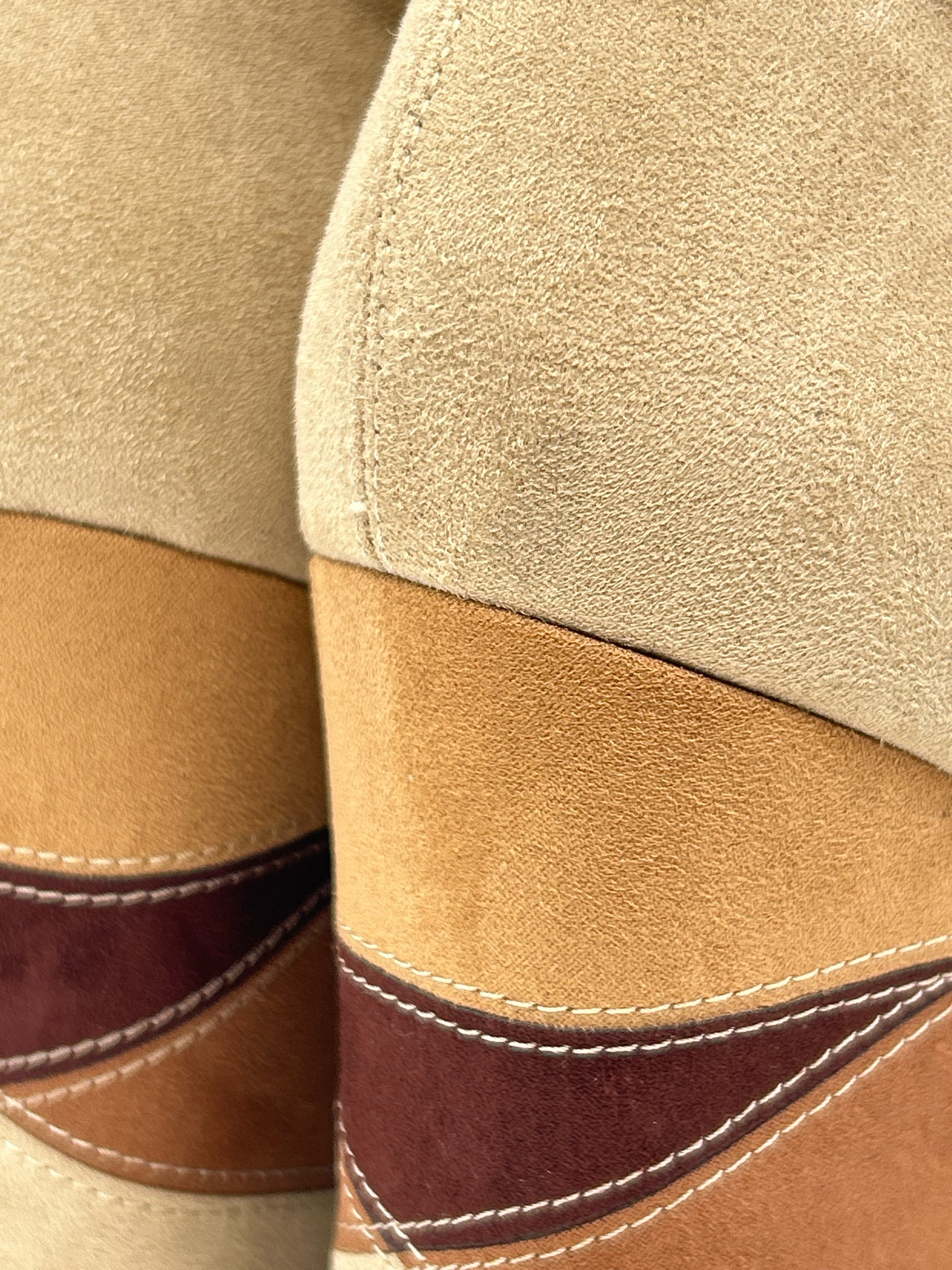 MADDEN GIRL Size 10M BROWN AND BEIGE Women Booties