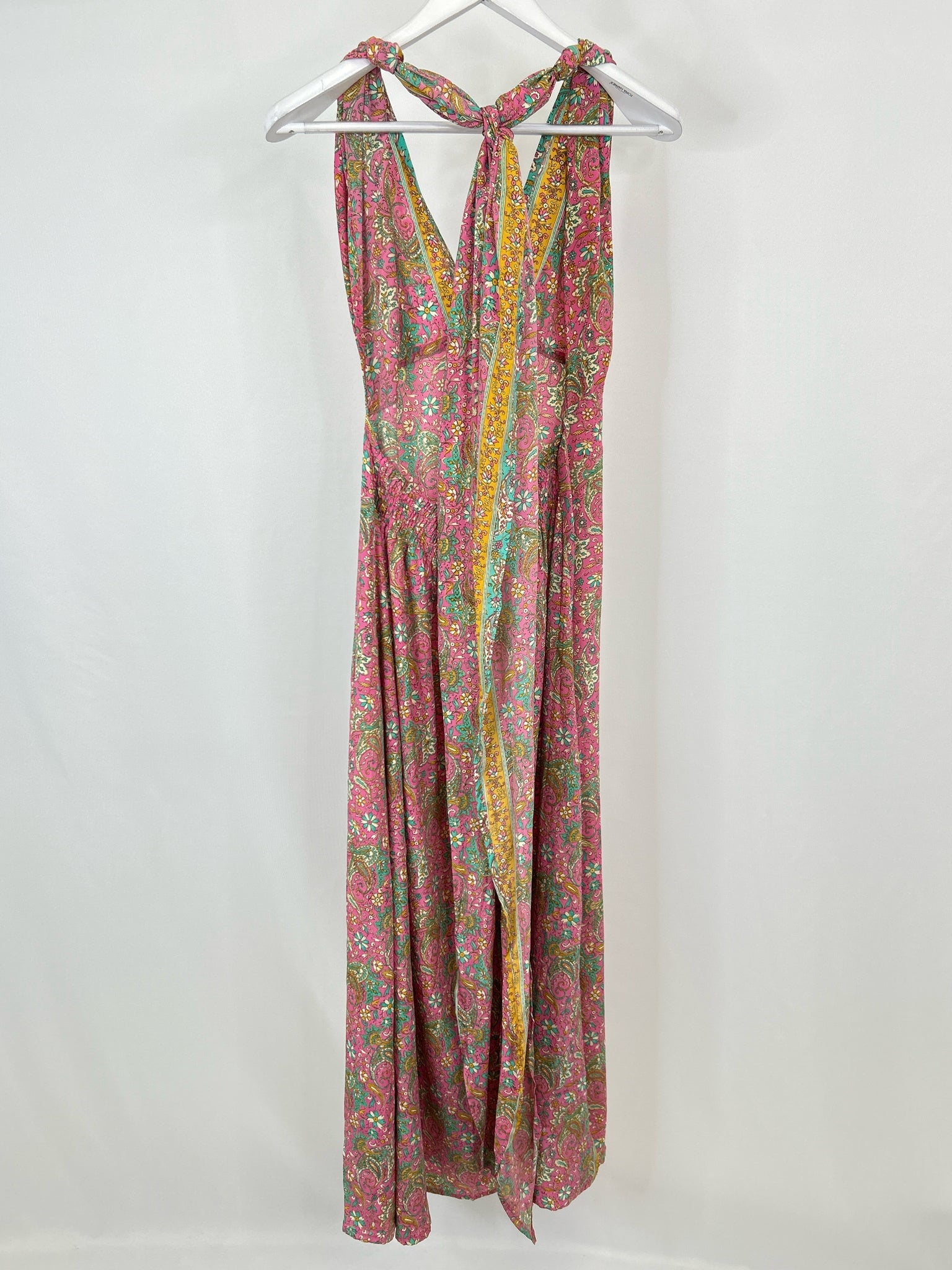 PURPLE QUEEN Size M Pink floral Women Dress