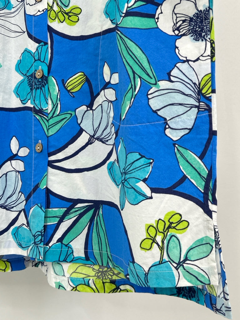 Escape by Habitat Clothes Size S Blue floral Dress