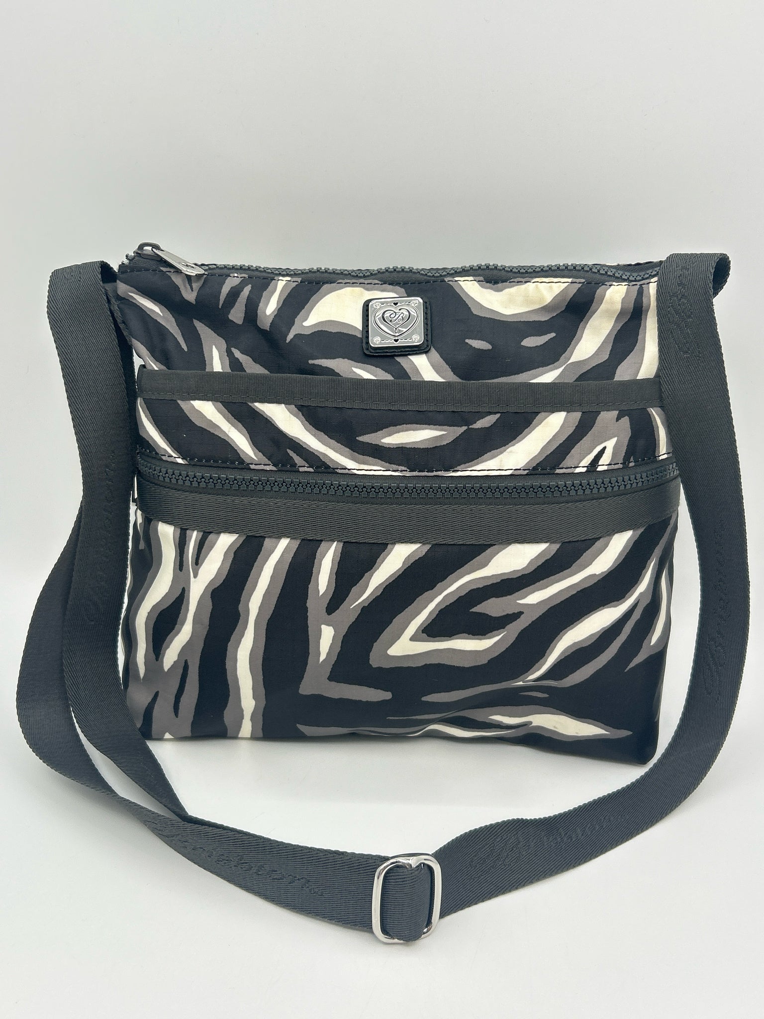 BRIGHTON Black and White Women Purse