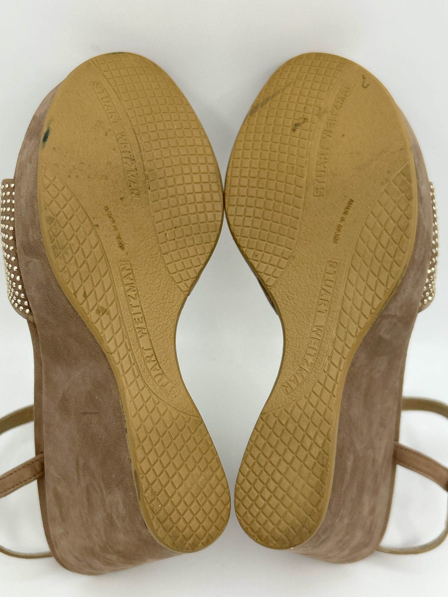 STUART WEITZMAN Size 9M Taupe Women Sandal