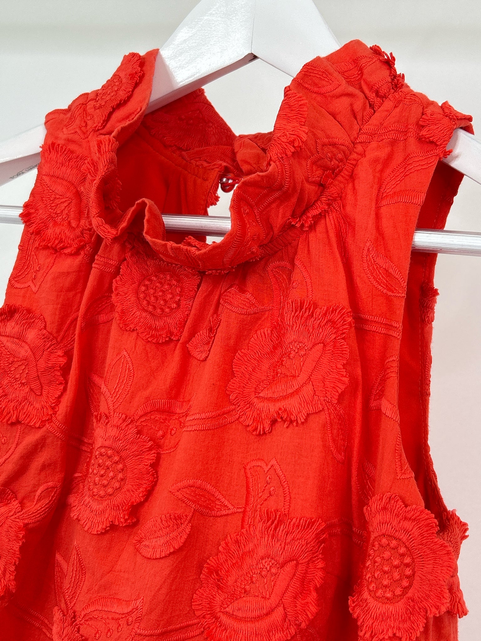 ABBEY GLASS Size XS Red Women Top