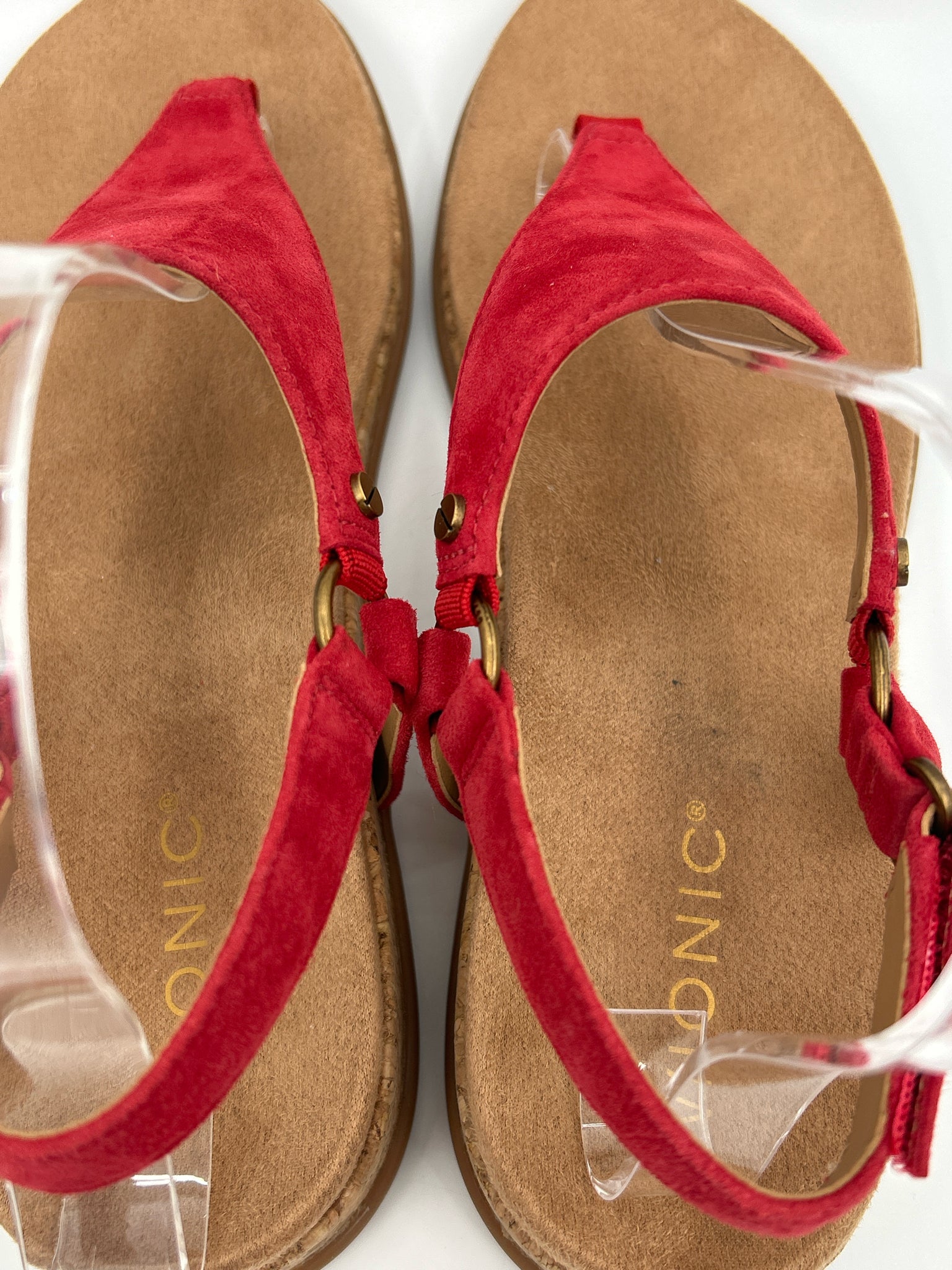 VIONIC Size 9 Red Women  NWOB