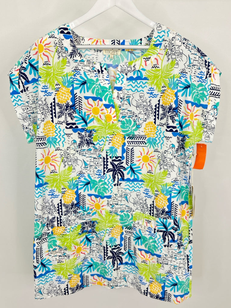 Escape by Habitat Clothes Size S WHITE MULTI Dress