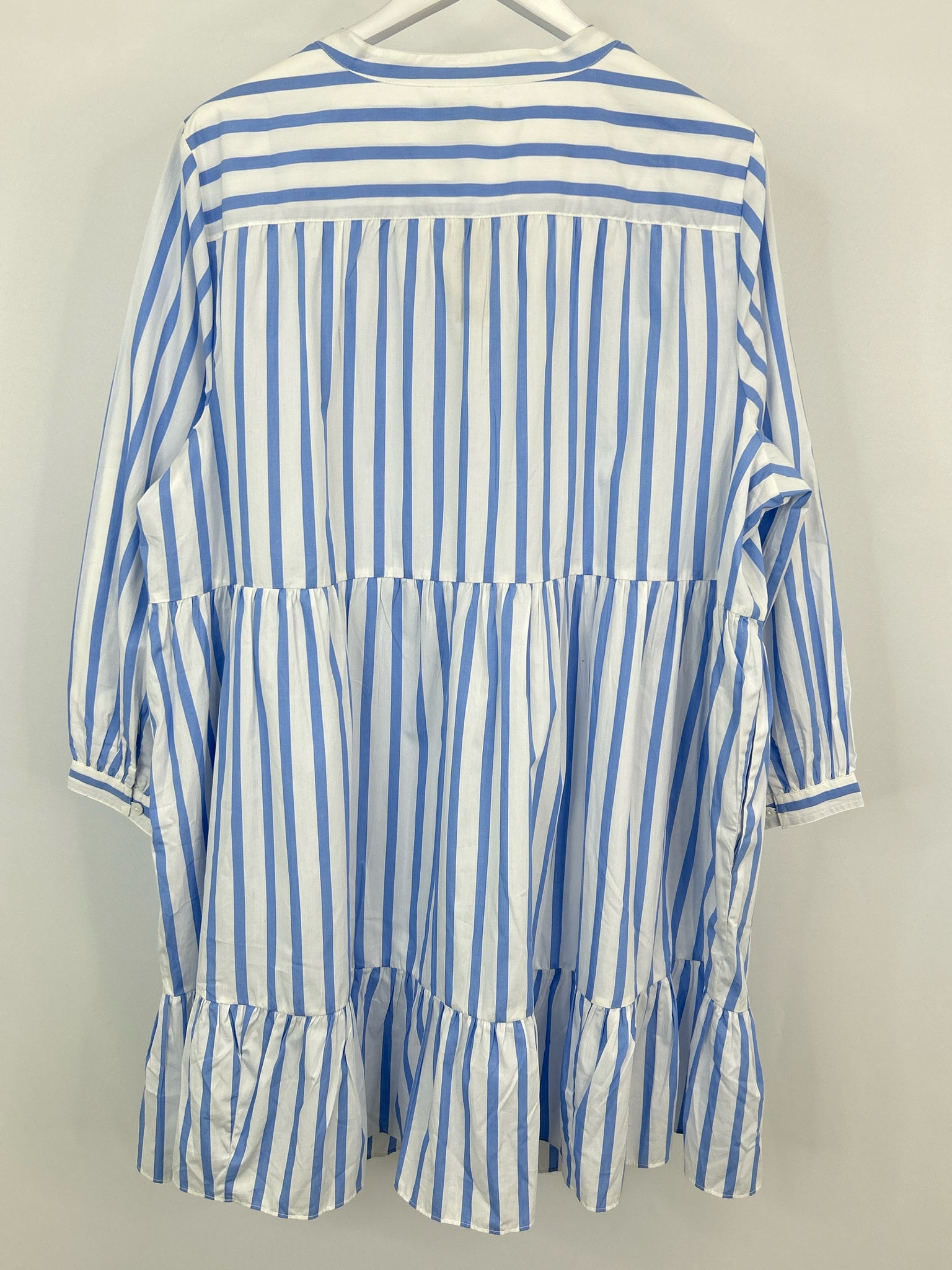 J CREW Size 3X blue and white Women Dress