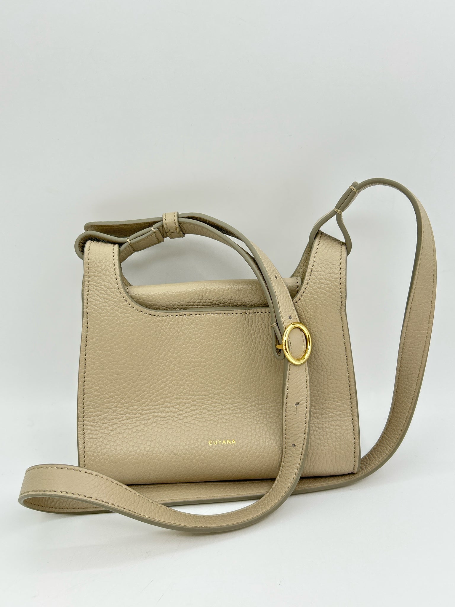 CUYANA Taupe Women Purse