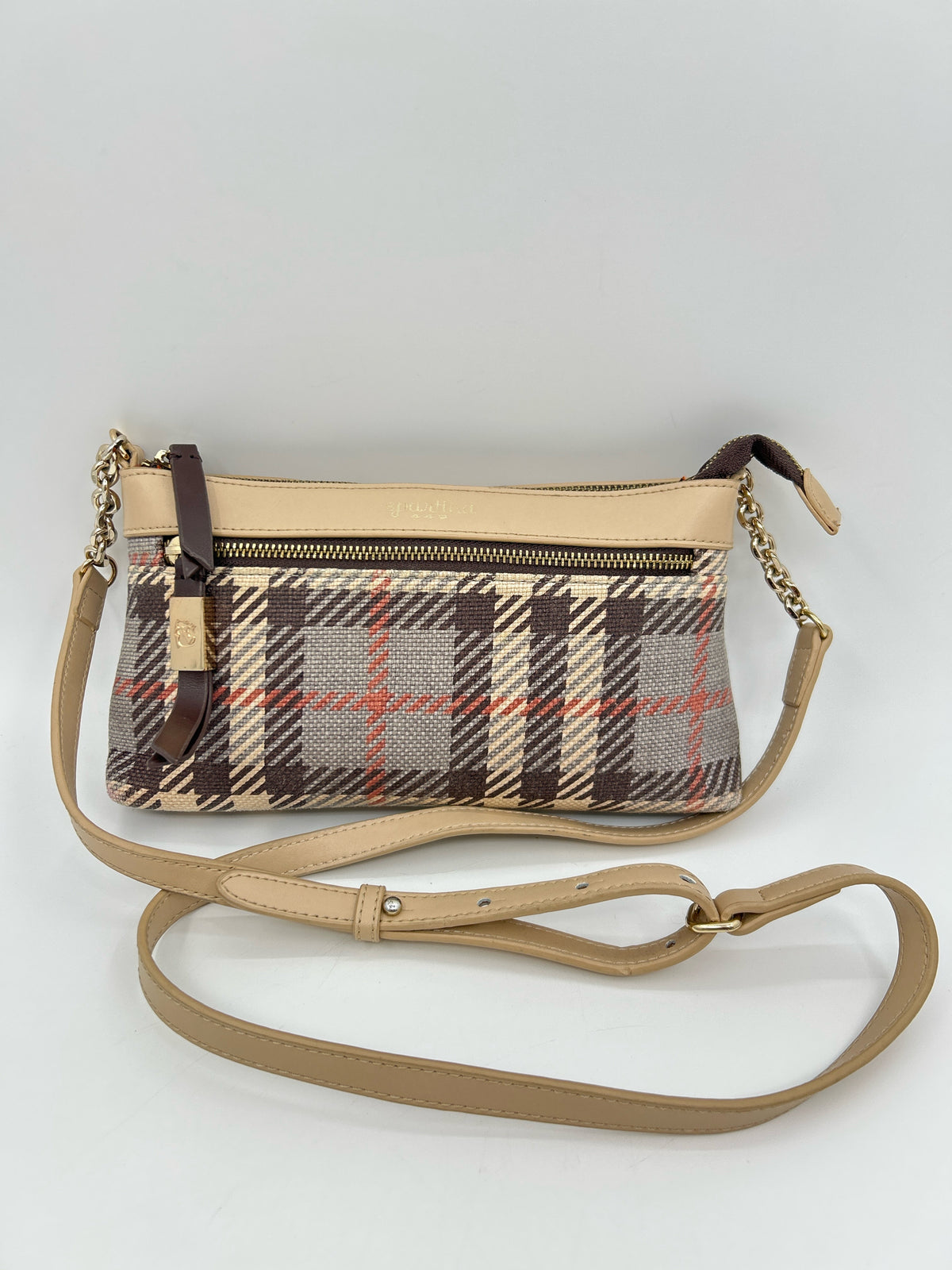 SPARTINA 449 CREAM PLAID Women Purse