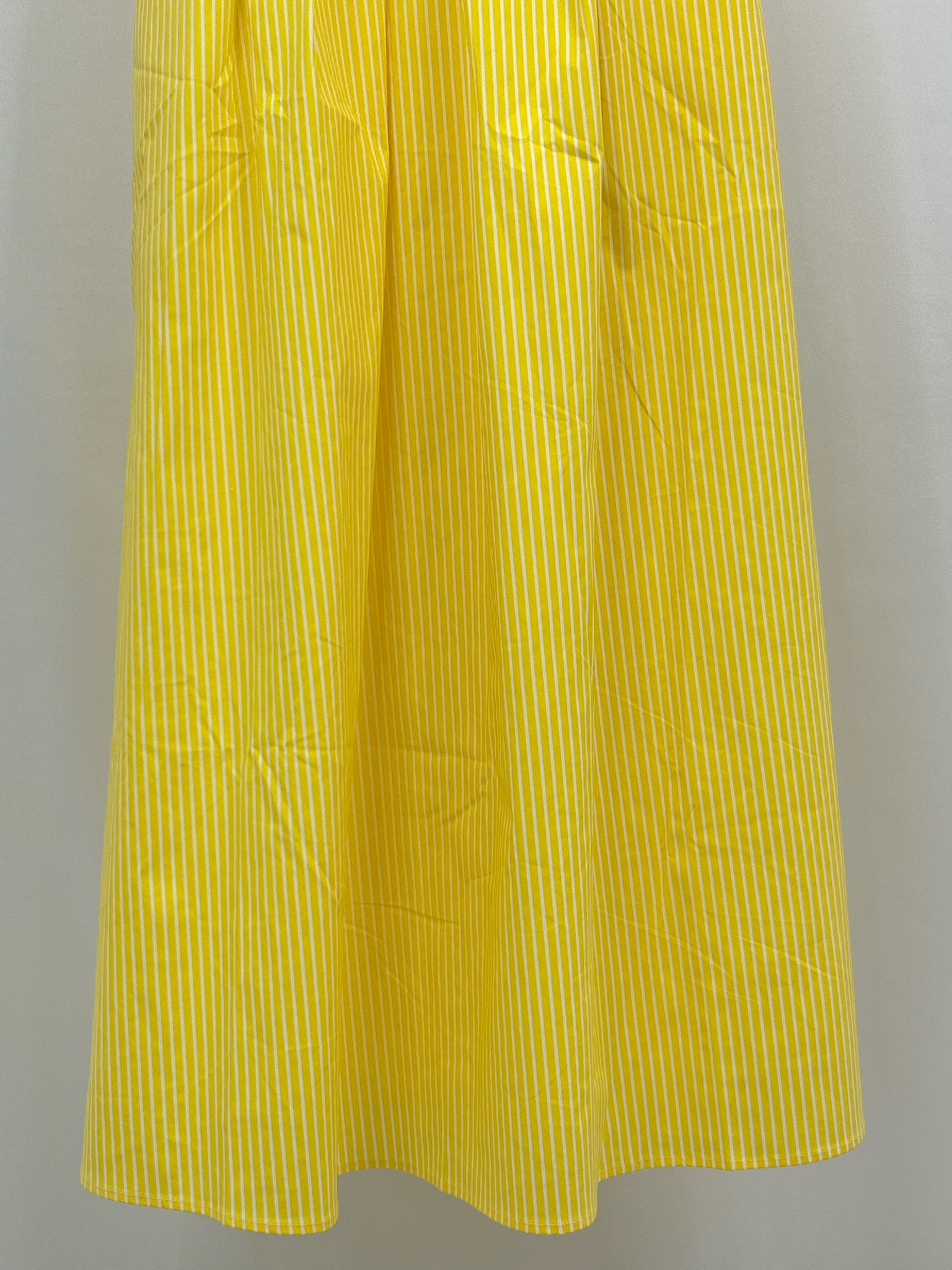 Modesees Size L Yellow and White Women Dress