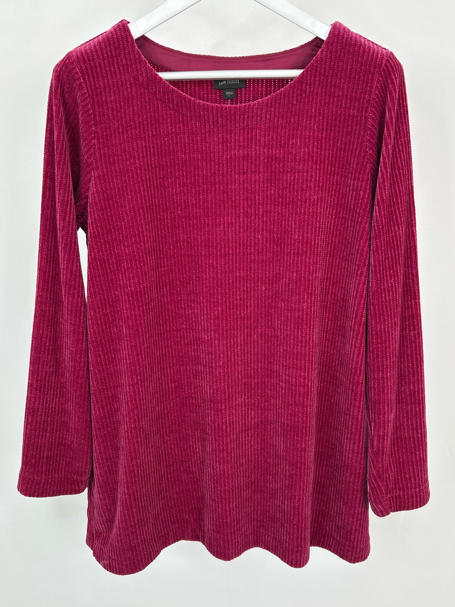J JILL Size L Fuchsia Women Top