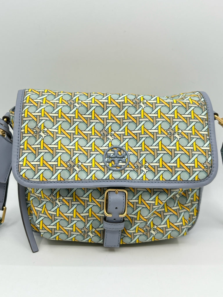 TORY BURCH Blue Print Piper Printed Crossbody Purse