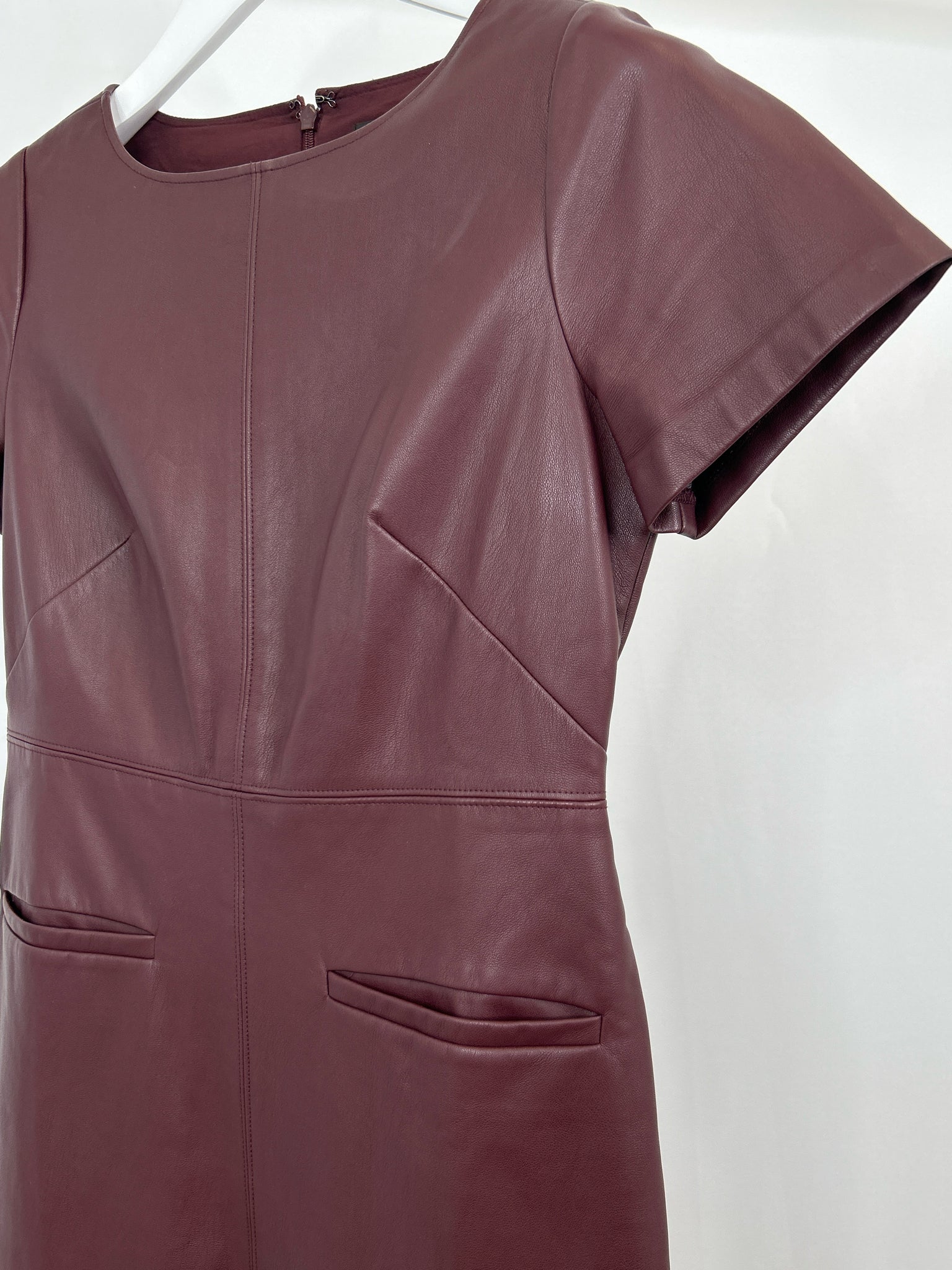 ANN TAYLOR Size 4P Burgundy Women Dress