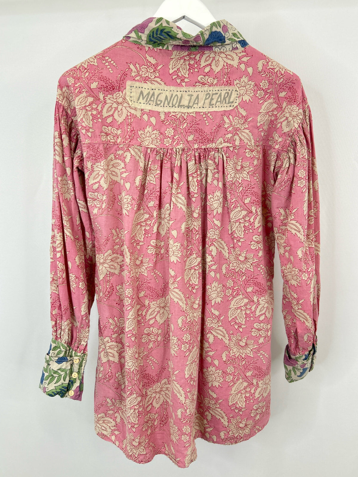 MAGNOLIA PEARL Size One Size Pink floral Women Shirt