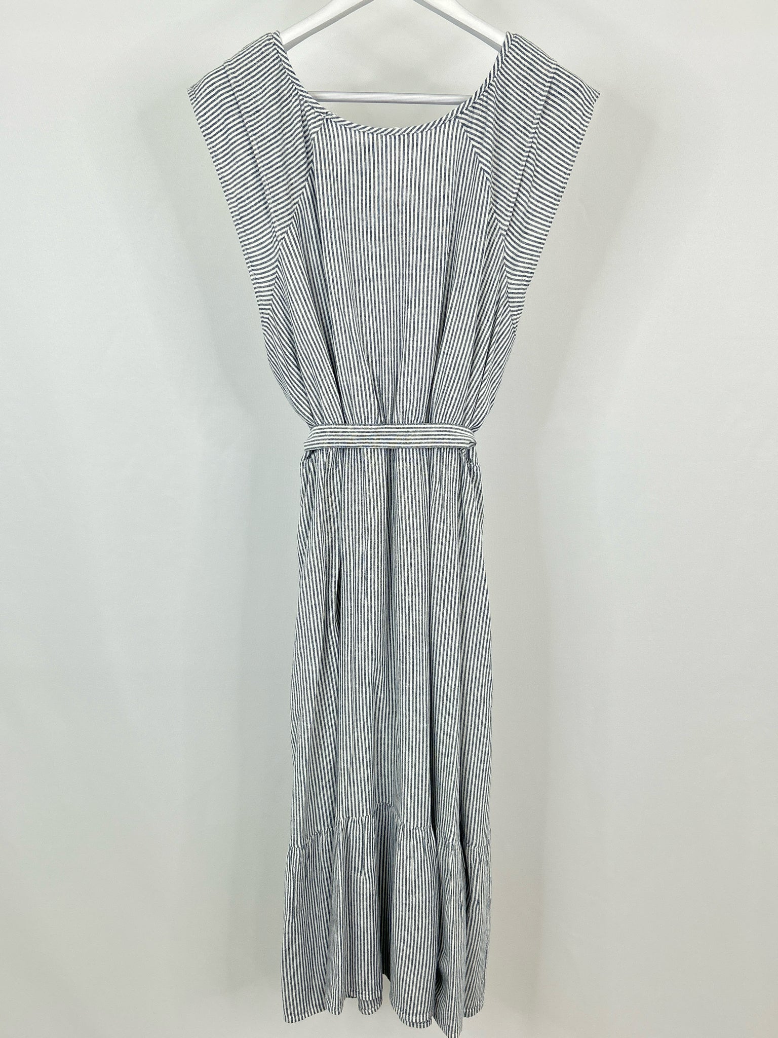 GAP Size XL Blue Striped Women Dress