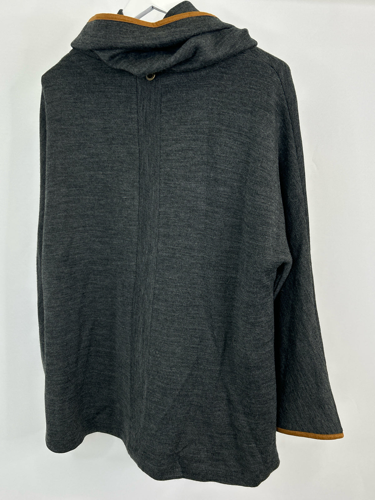 SOFT SURROUNDINGS Size L Grey & Brown Women Sweater