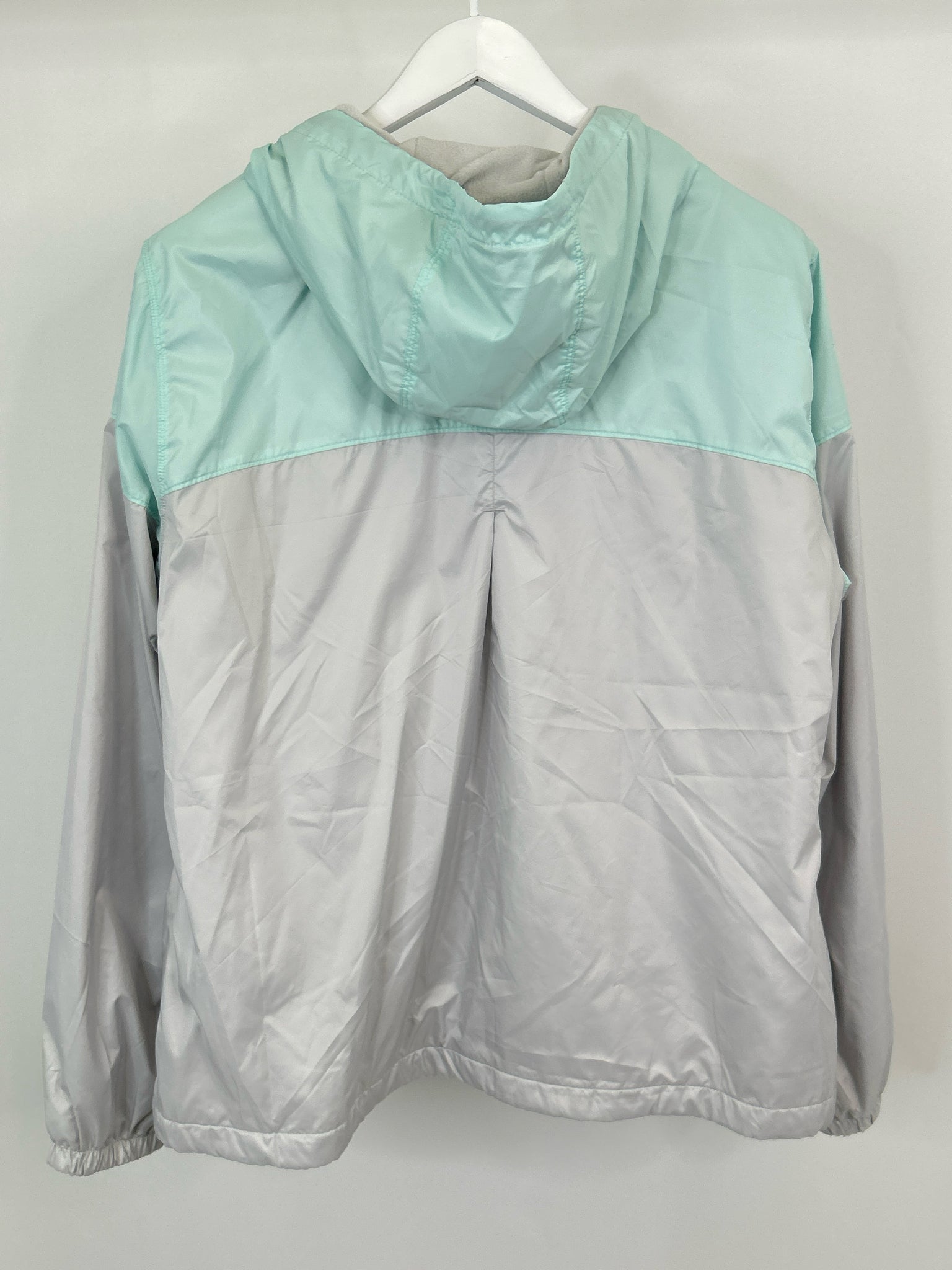 COLUMBIA Size XL Grey and Mint Green Women Jacket NWT