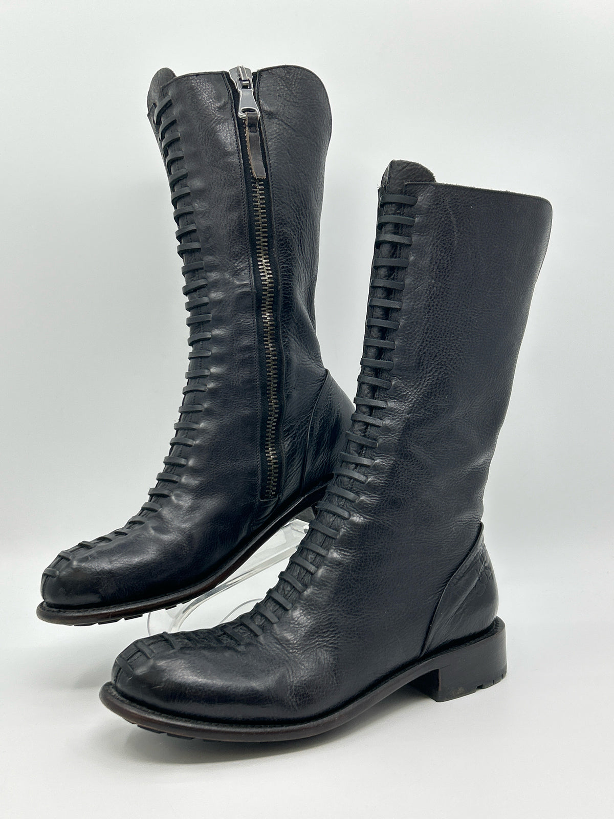 JOHN FLUEVOG Size 8W Black Women Booties