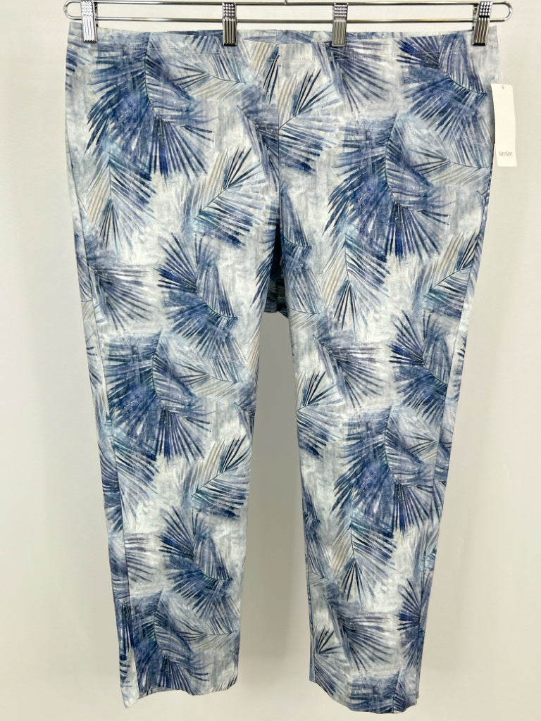 KAREN KANE Size 3X Blue Floral Women's Pants NWT