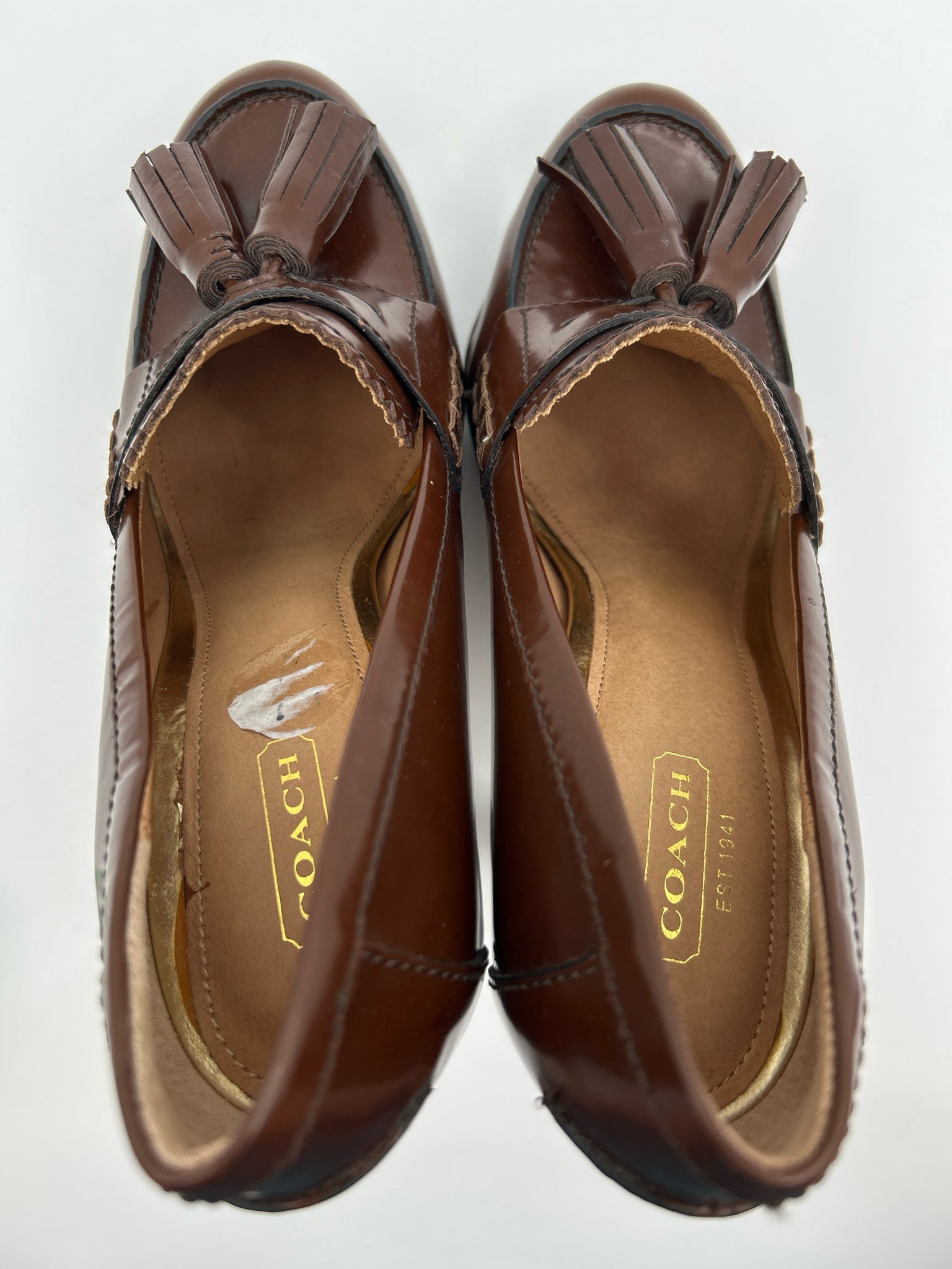Coach Size 7 Brown Women Pumps