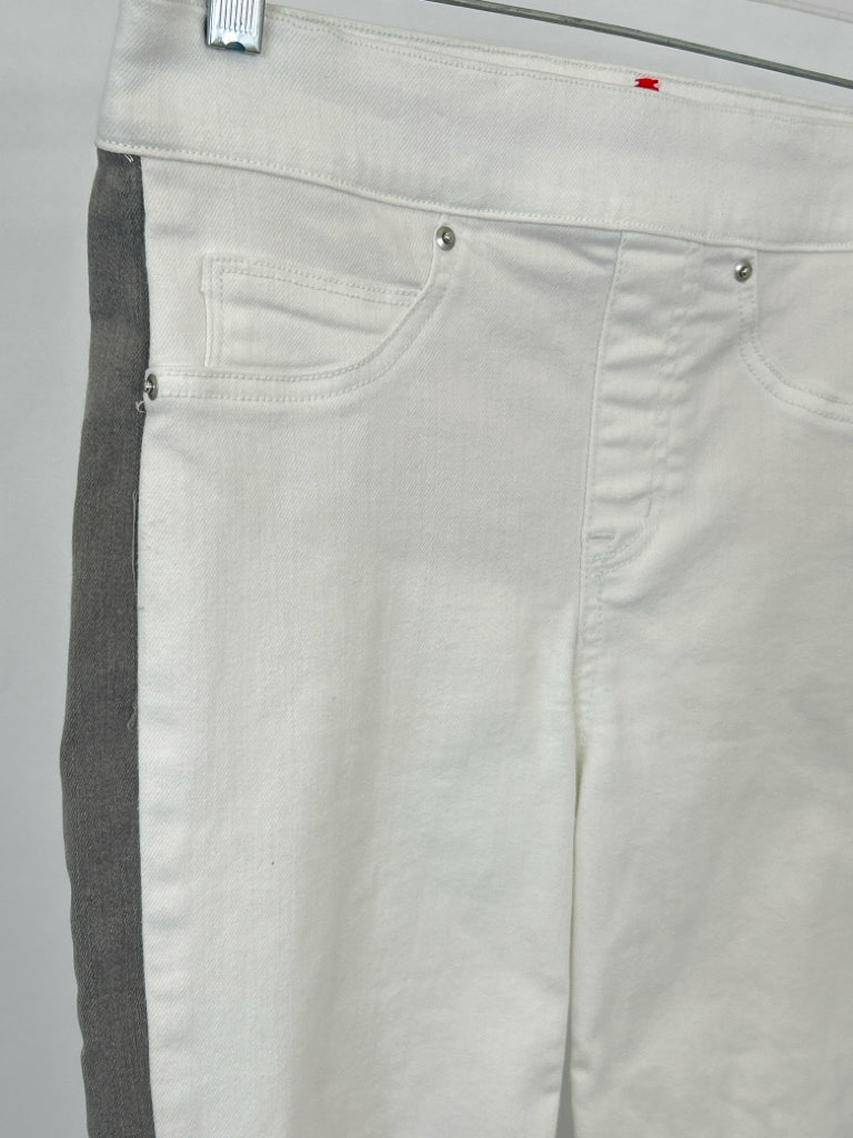 SPANX Women Size SP white denim jeans