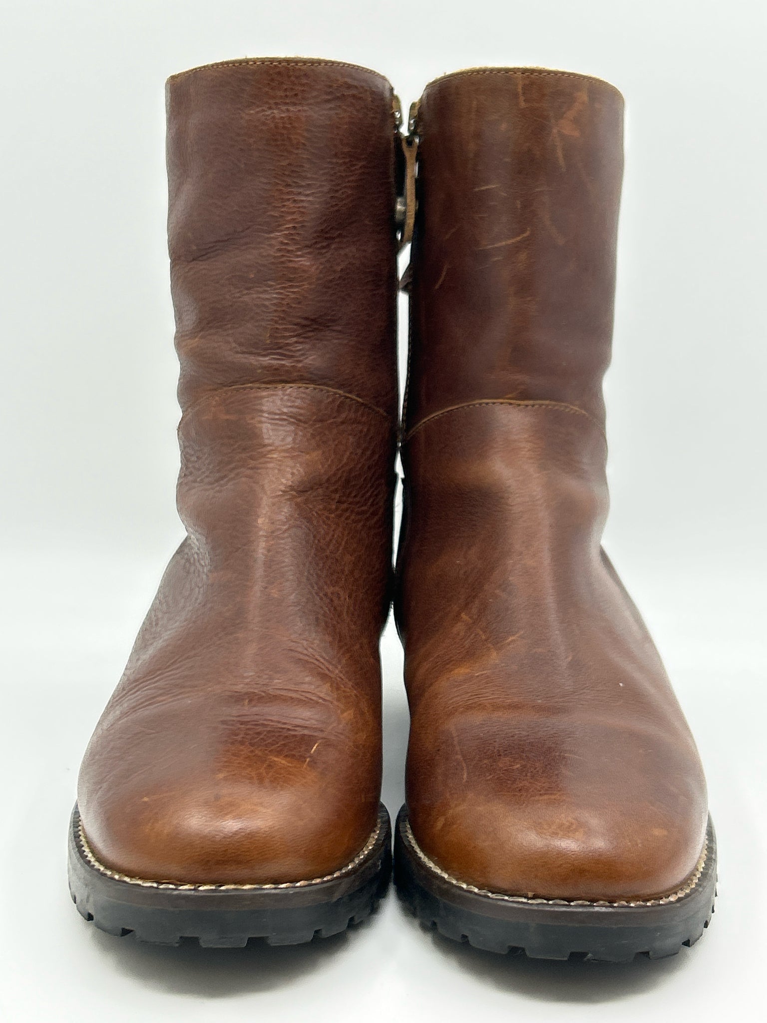 FABIANELLI Size 39 Brown Women Boots