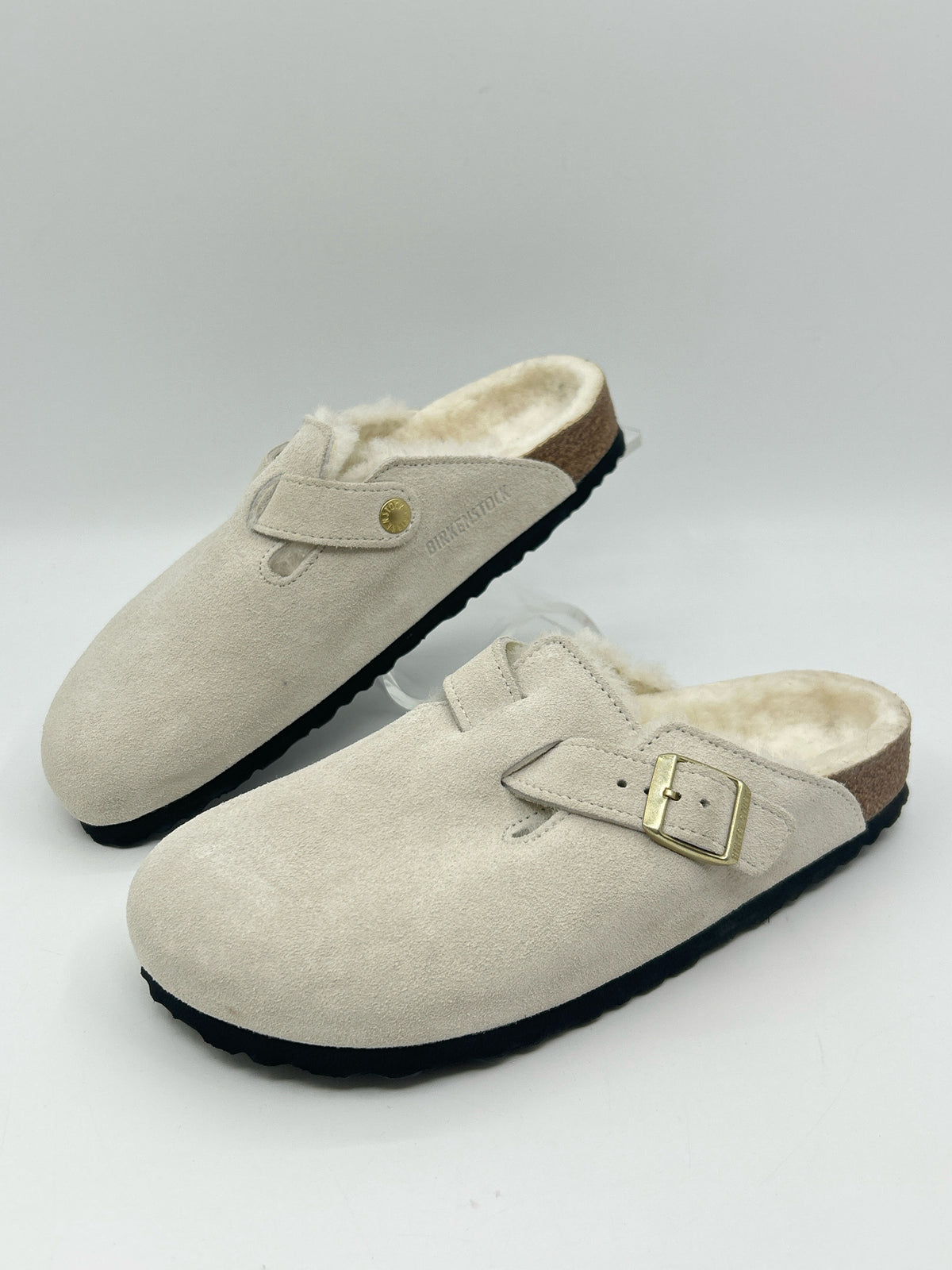 BIRKENSTOCK Size 9 BONE Women Clogs