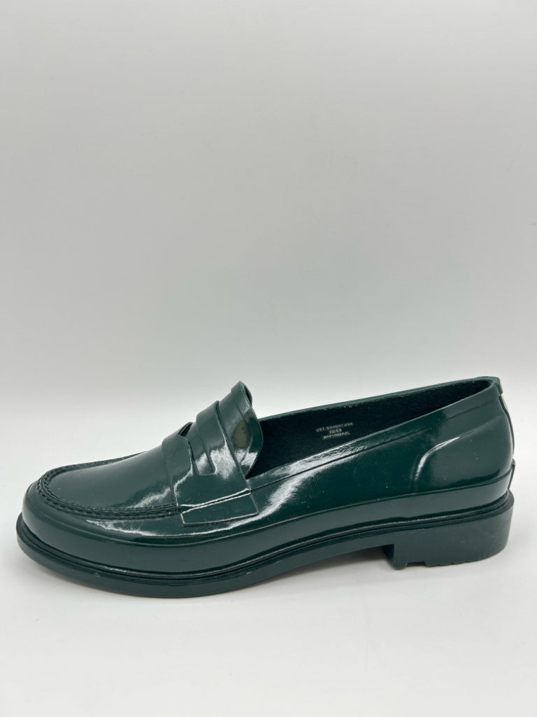 HUNTER Size 9 Pine Green Women's Loafer