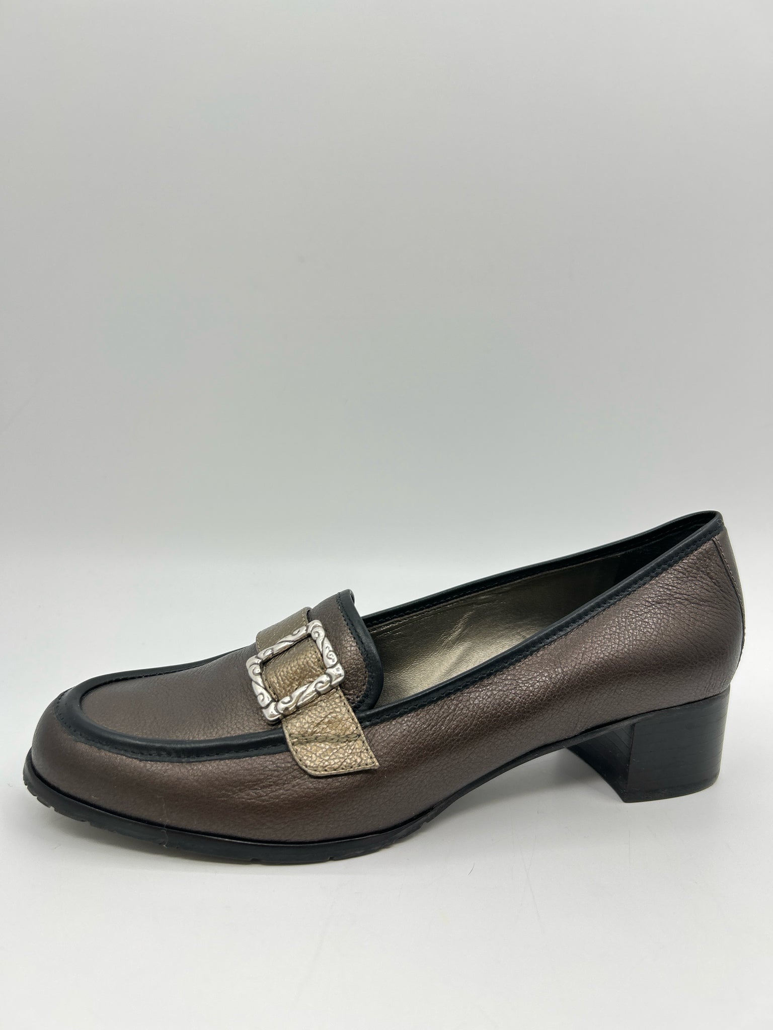 BRIGHTON Size 8.5M BRONZE Women Loafer