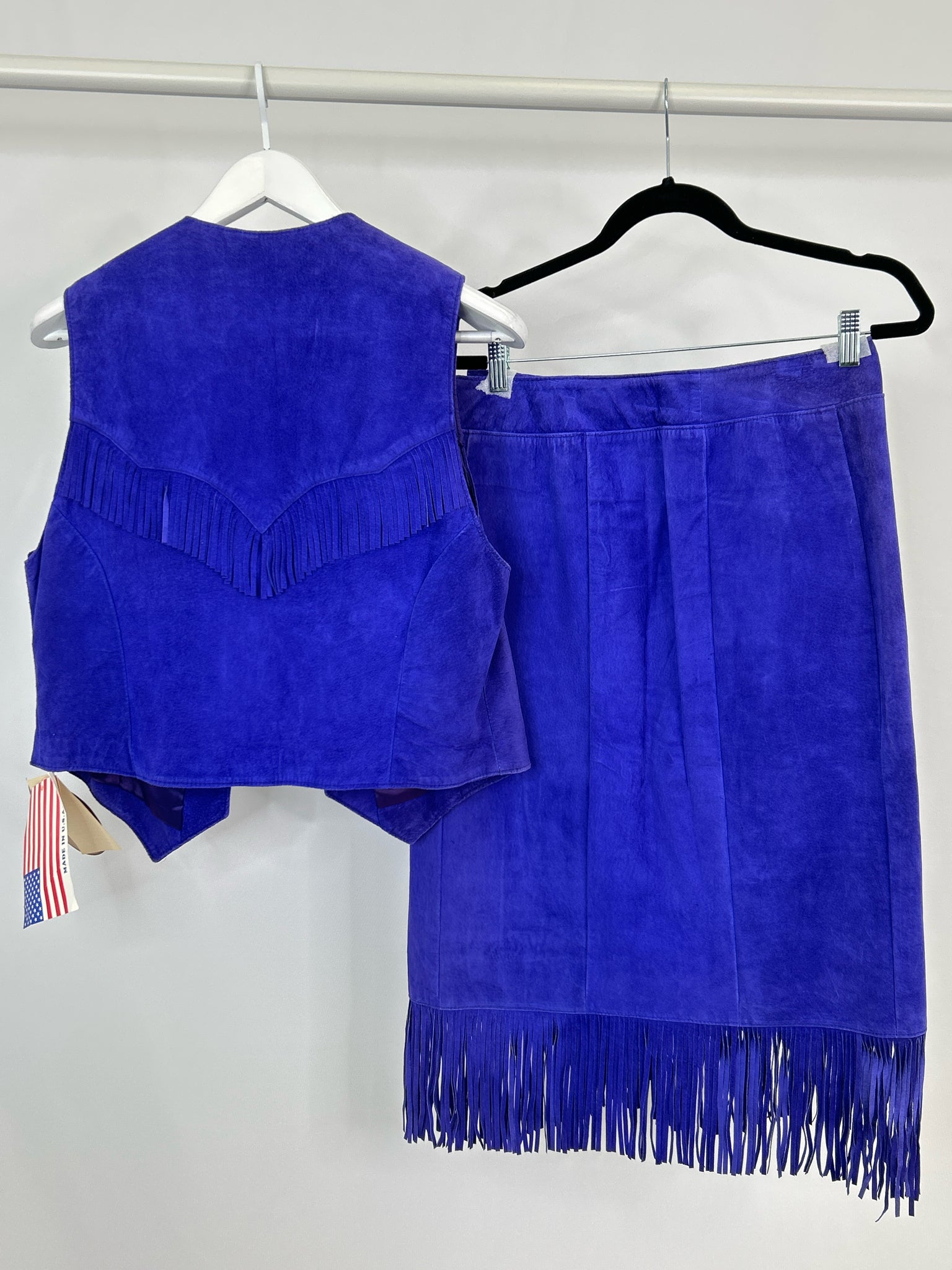 LARIAT NWT Size M Blue Women 2-Piece w/skirt