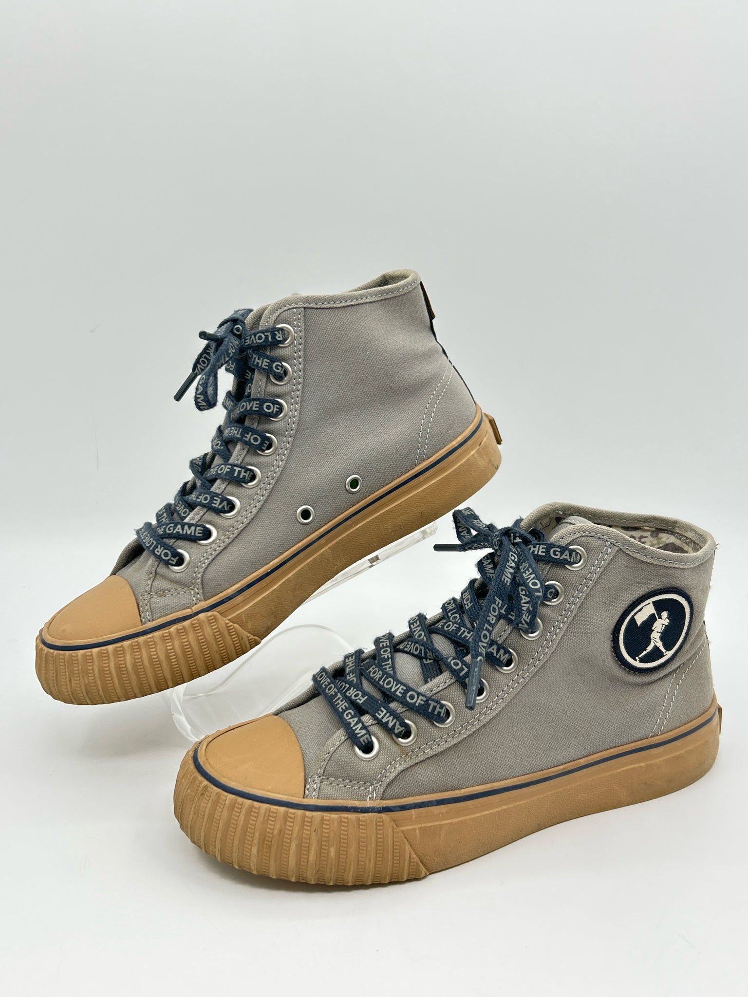P.F. Flyers Size 6.5 Grey & Brown Women Sneakers
