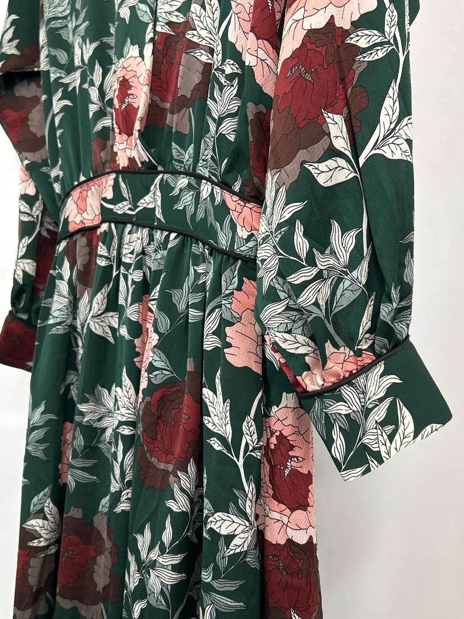 FRNCH Size S Green Floral Women Dress NWT