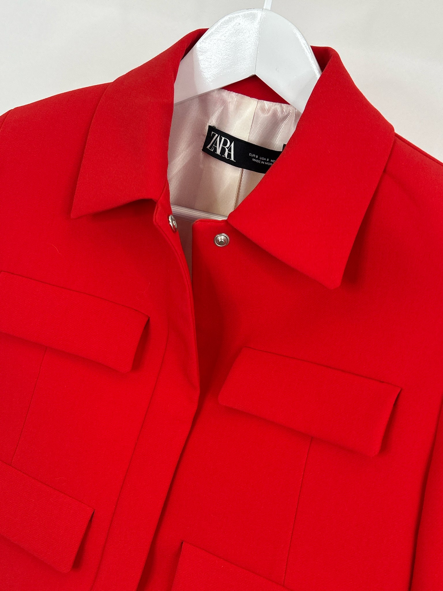 ZARA Size S Red Women Blazer