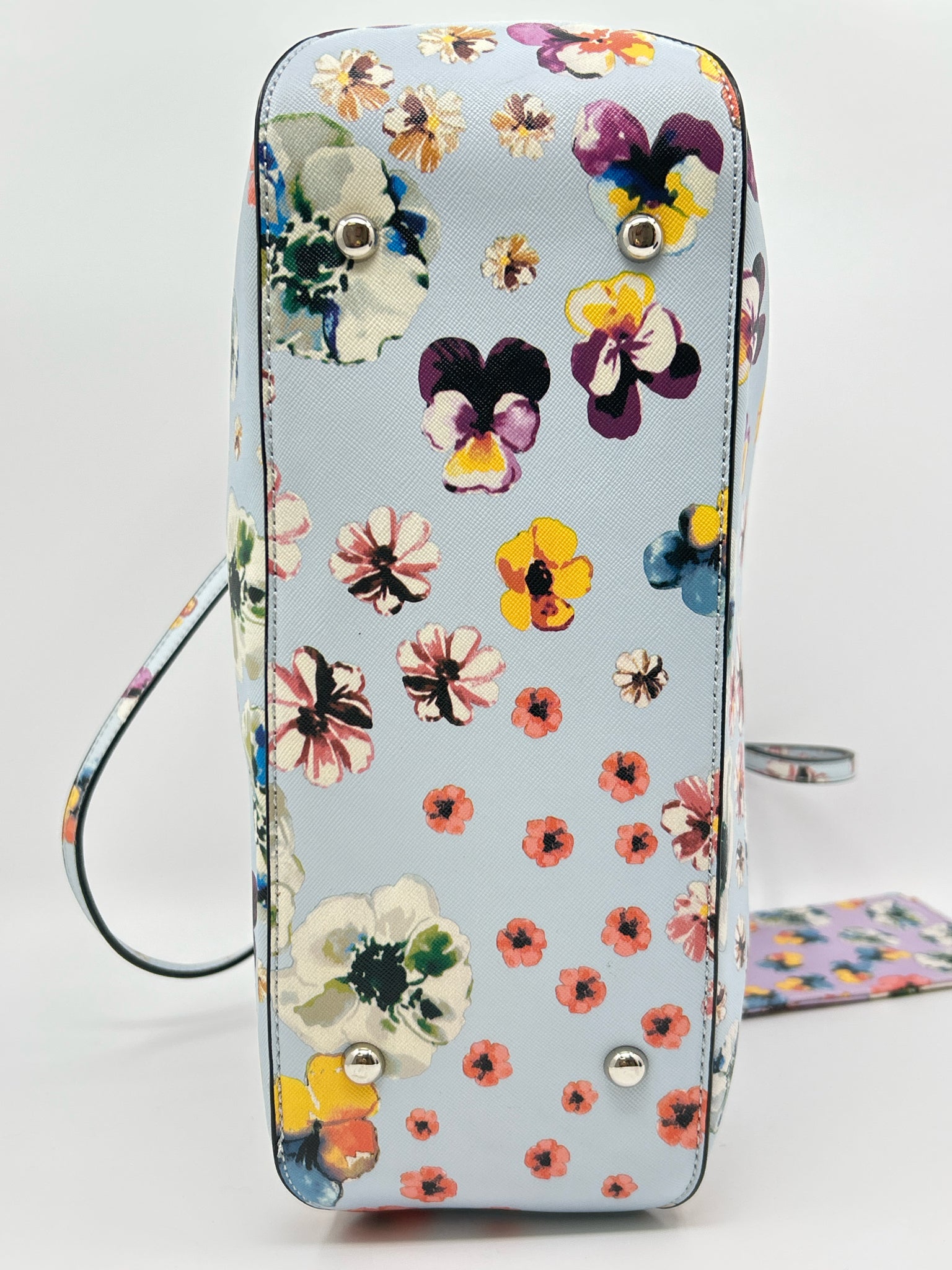 NINE WEST Blue floral Women's Tote