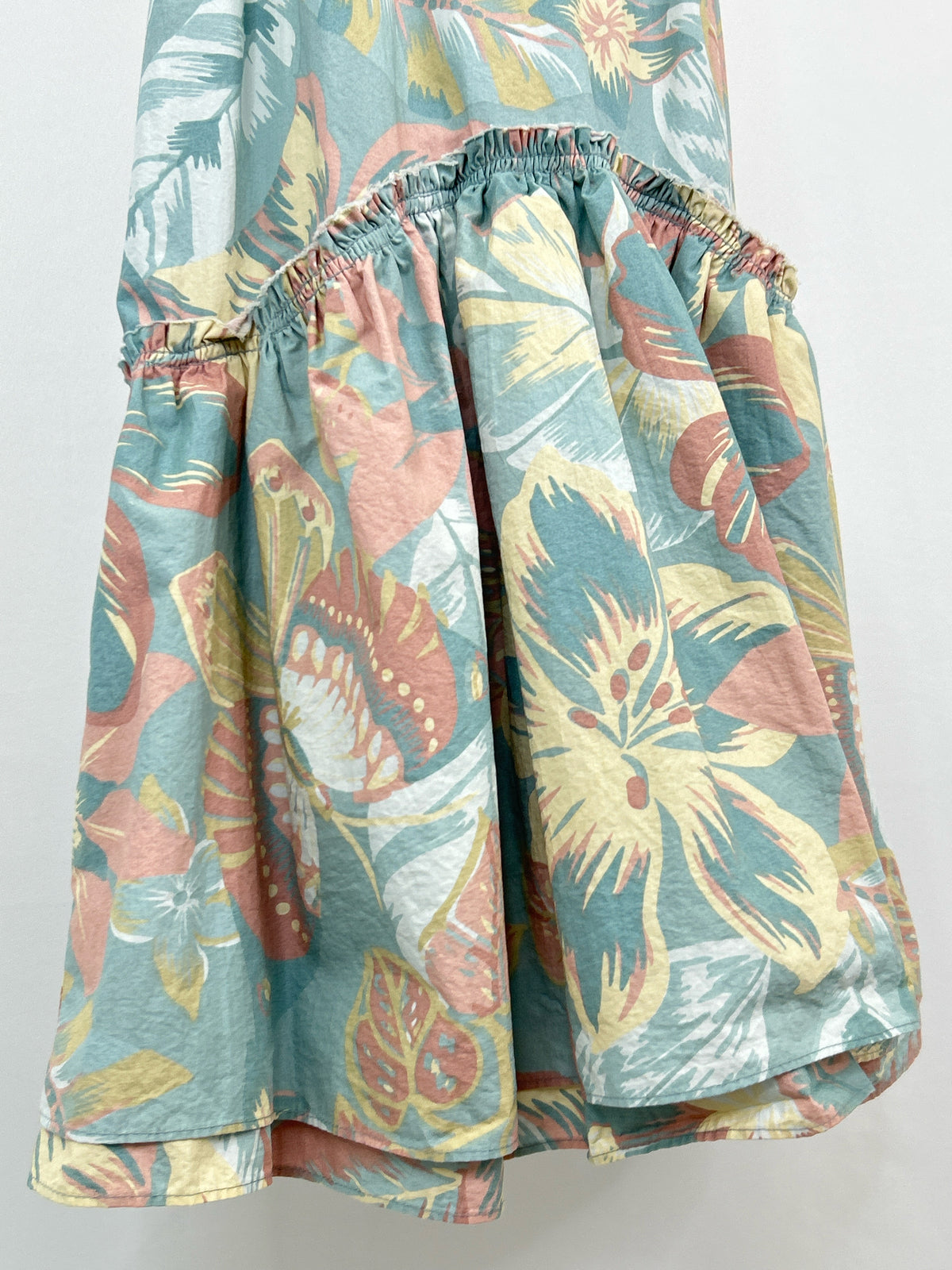 FREE PEOPLE Size M Blue and Blush Women Dress