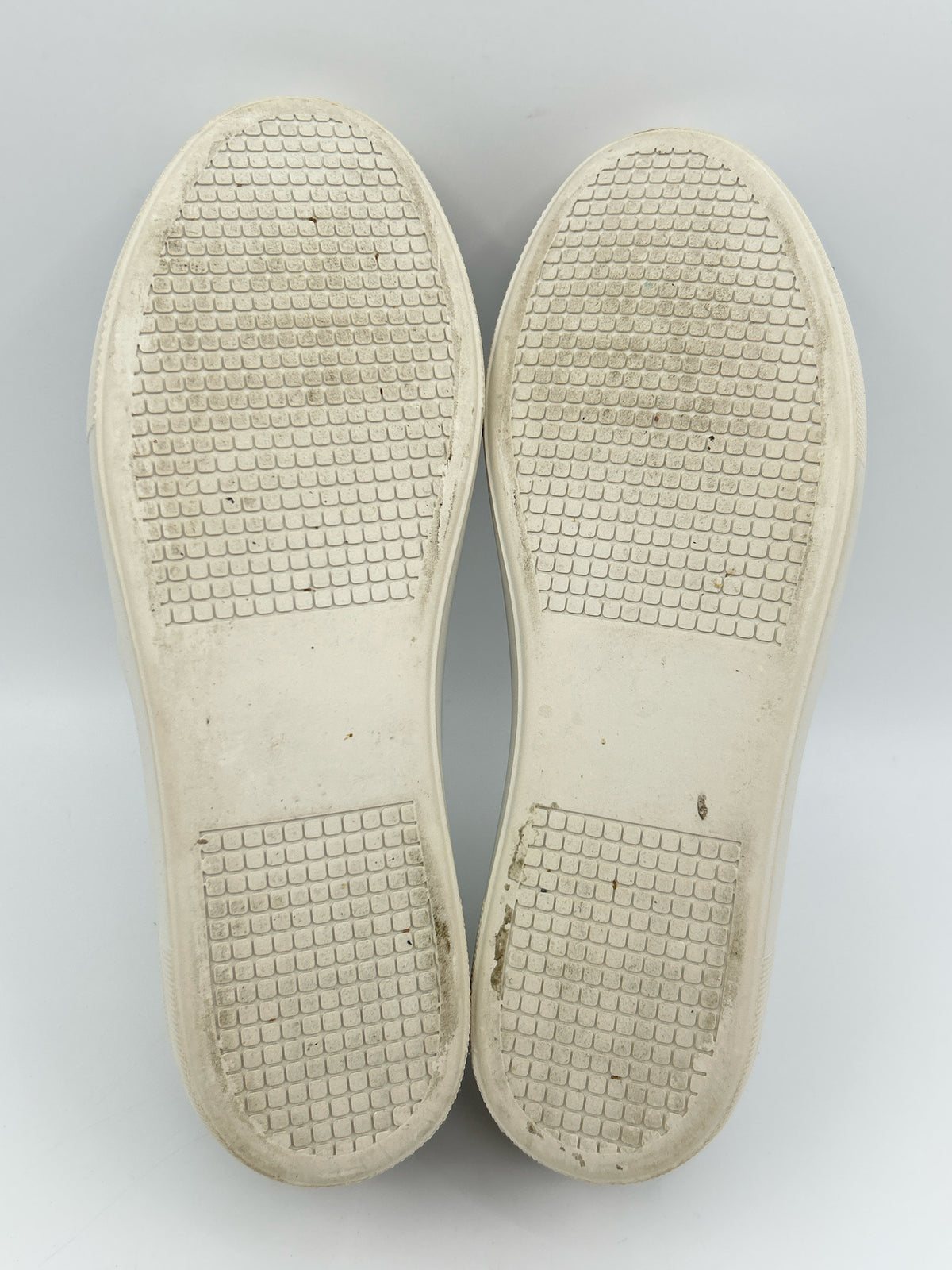 STEVE MADDEN Size 8.5 Beige & Grey Women Sneakers