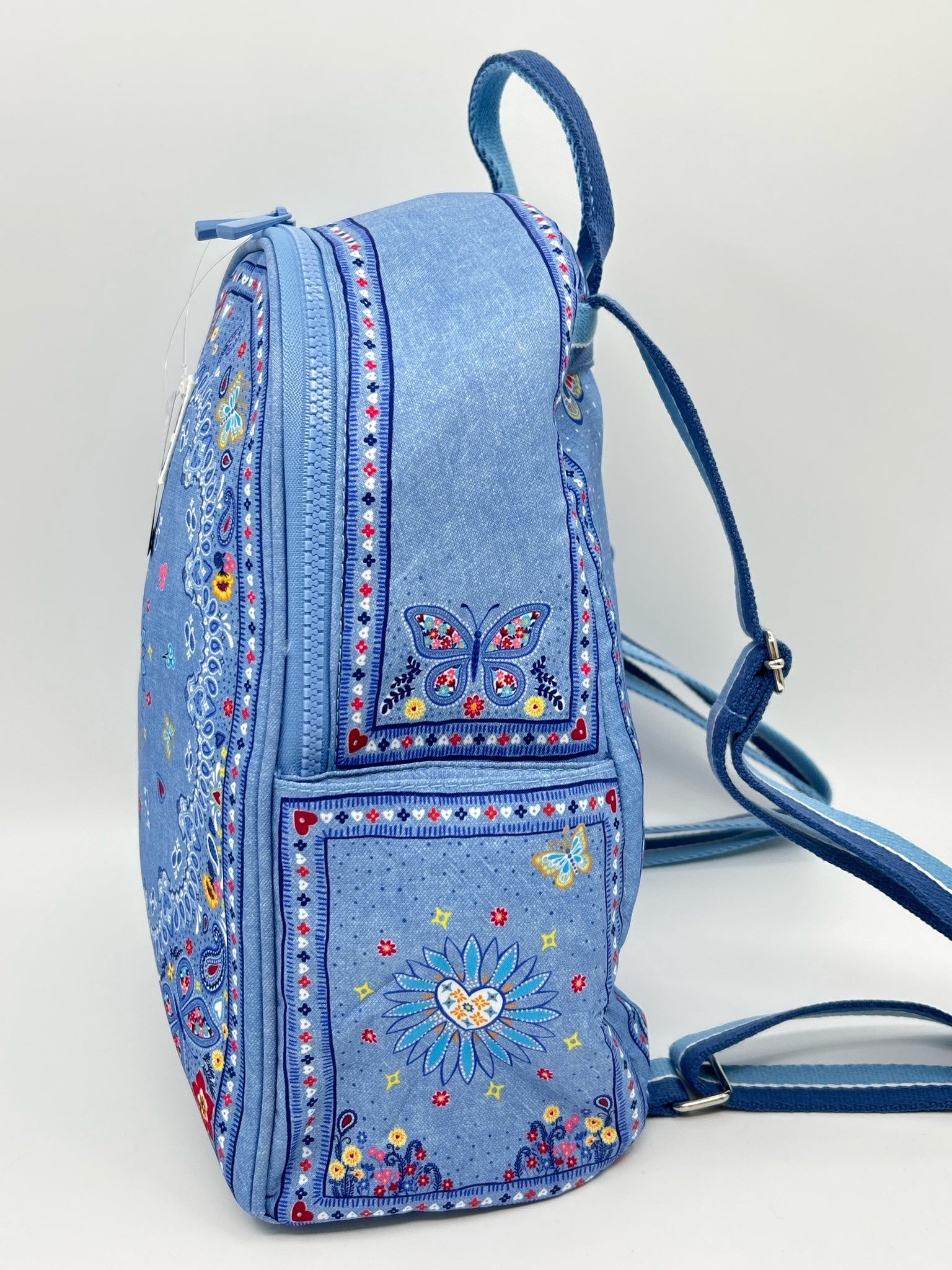 brighton mini backpack BRIGHTON Blue Print Women Backpack