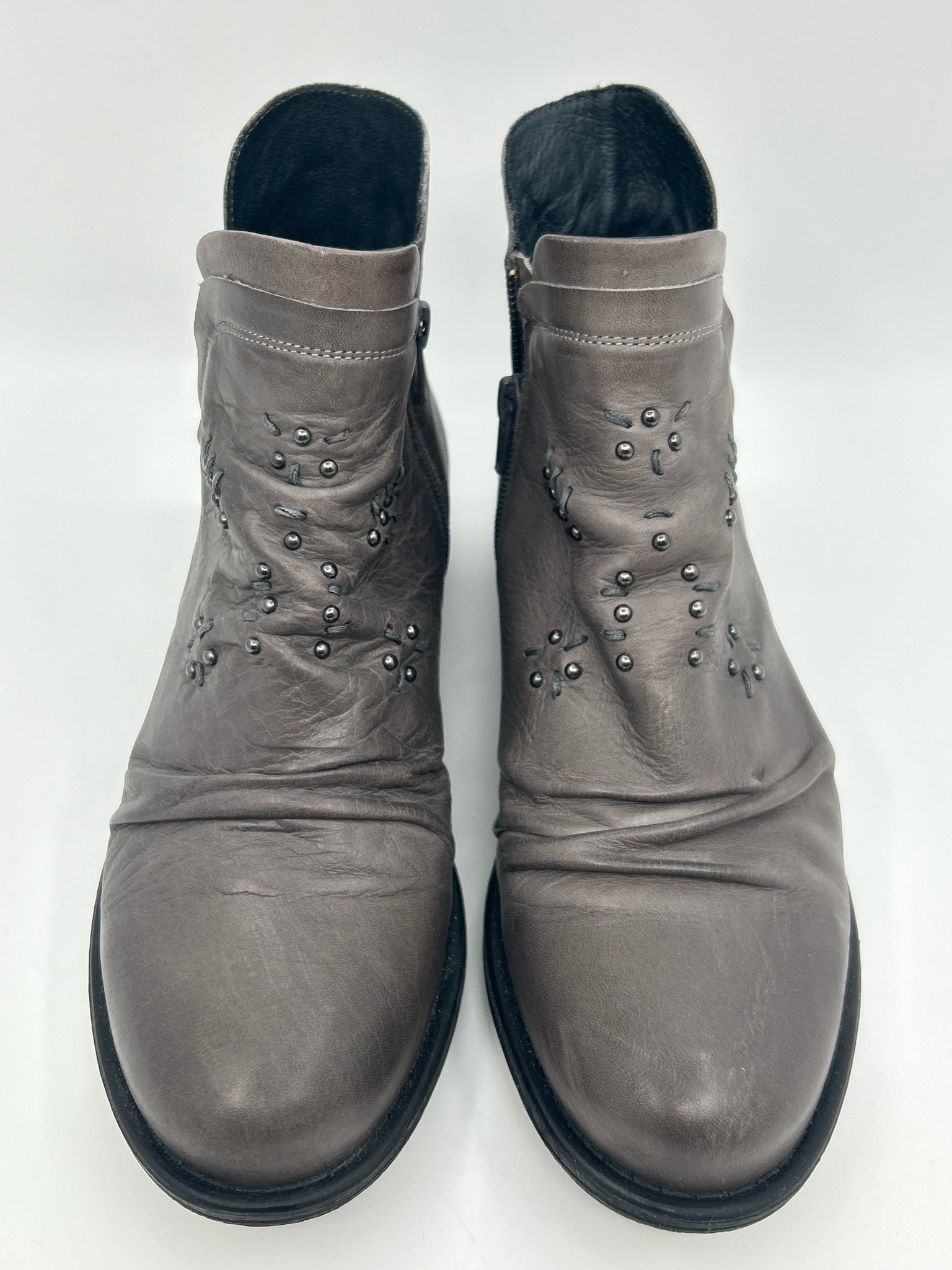 MIZ MOOZ Size 37 Dark Gray Women Booties