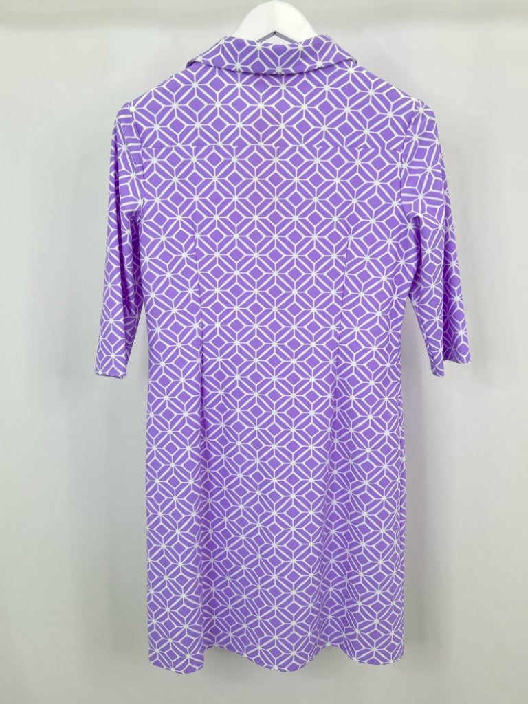 JUDE CONNALLY Women Size M Lilac and White Dress NWT