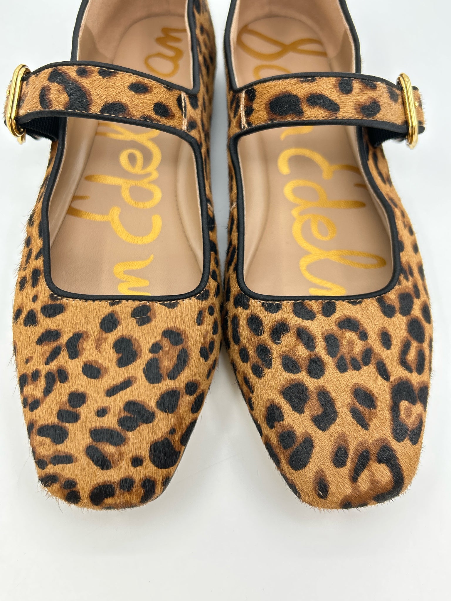 SAM EDELMAN Size 7 Tan and Black Women Flats