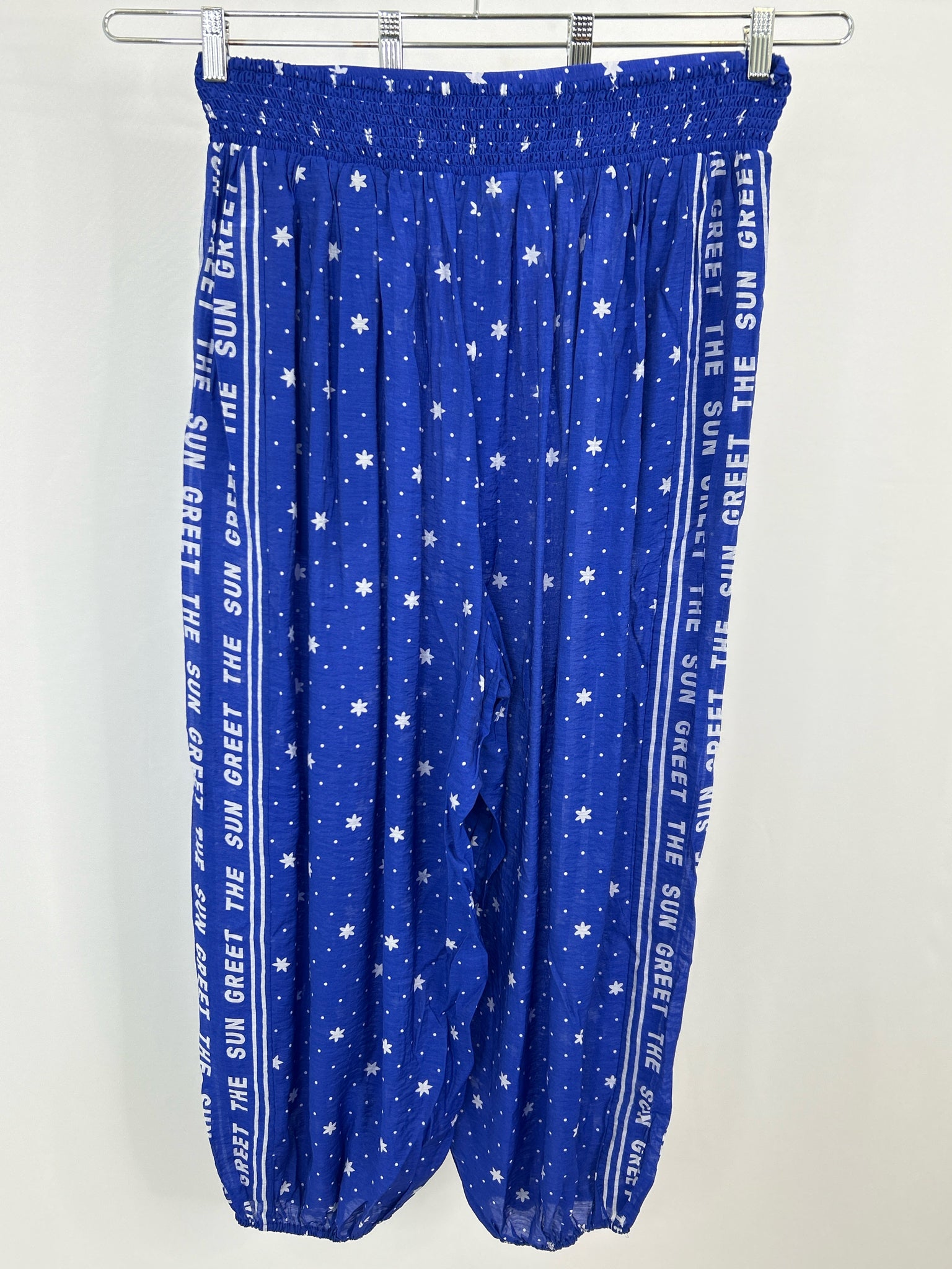 Celandine Size XL blue and white Women Pants